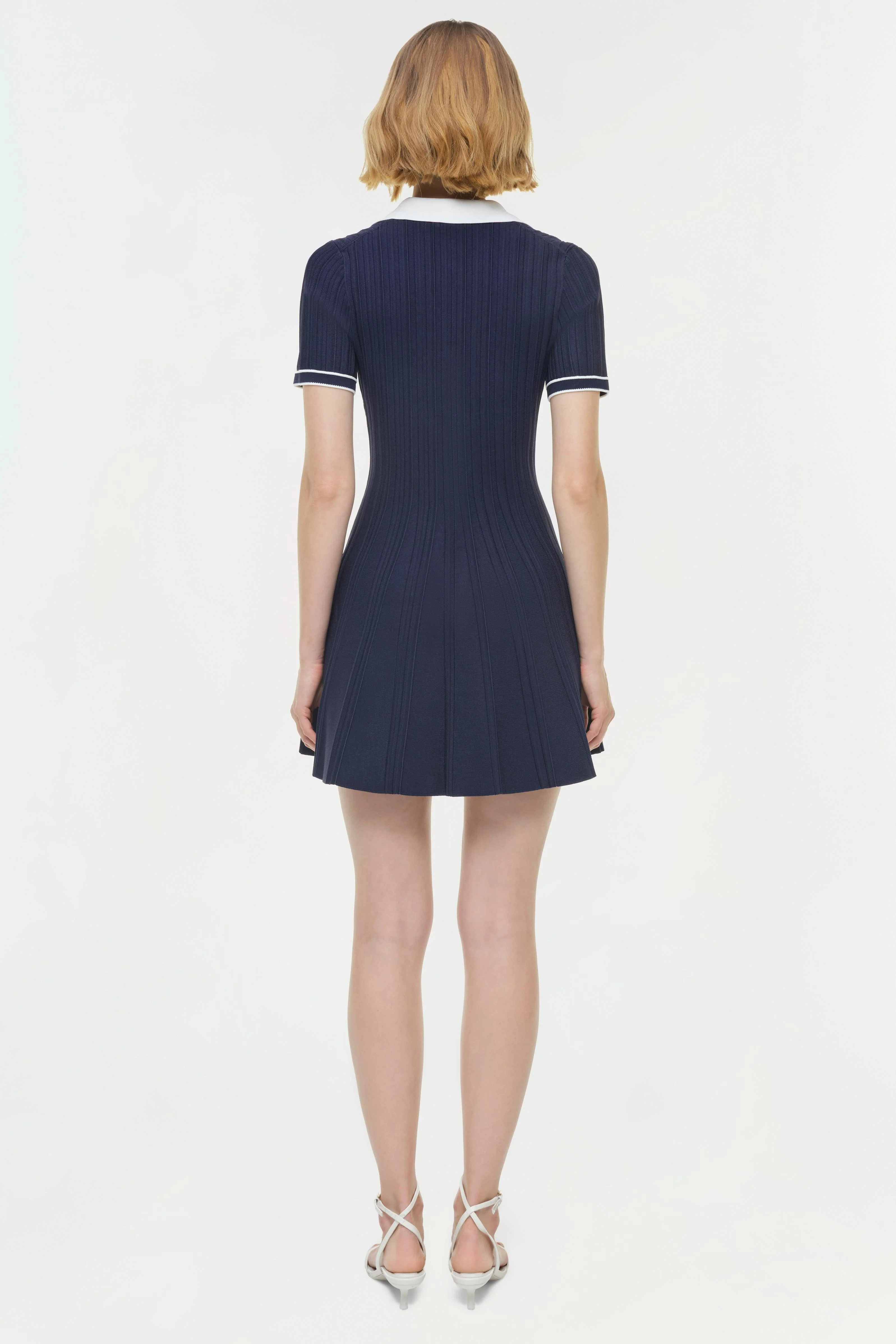Simkhai - Page Knit Polo Mini Dress - Image 5