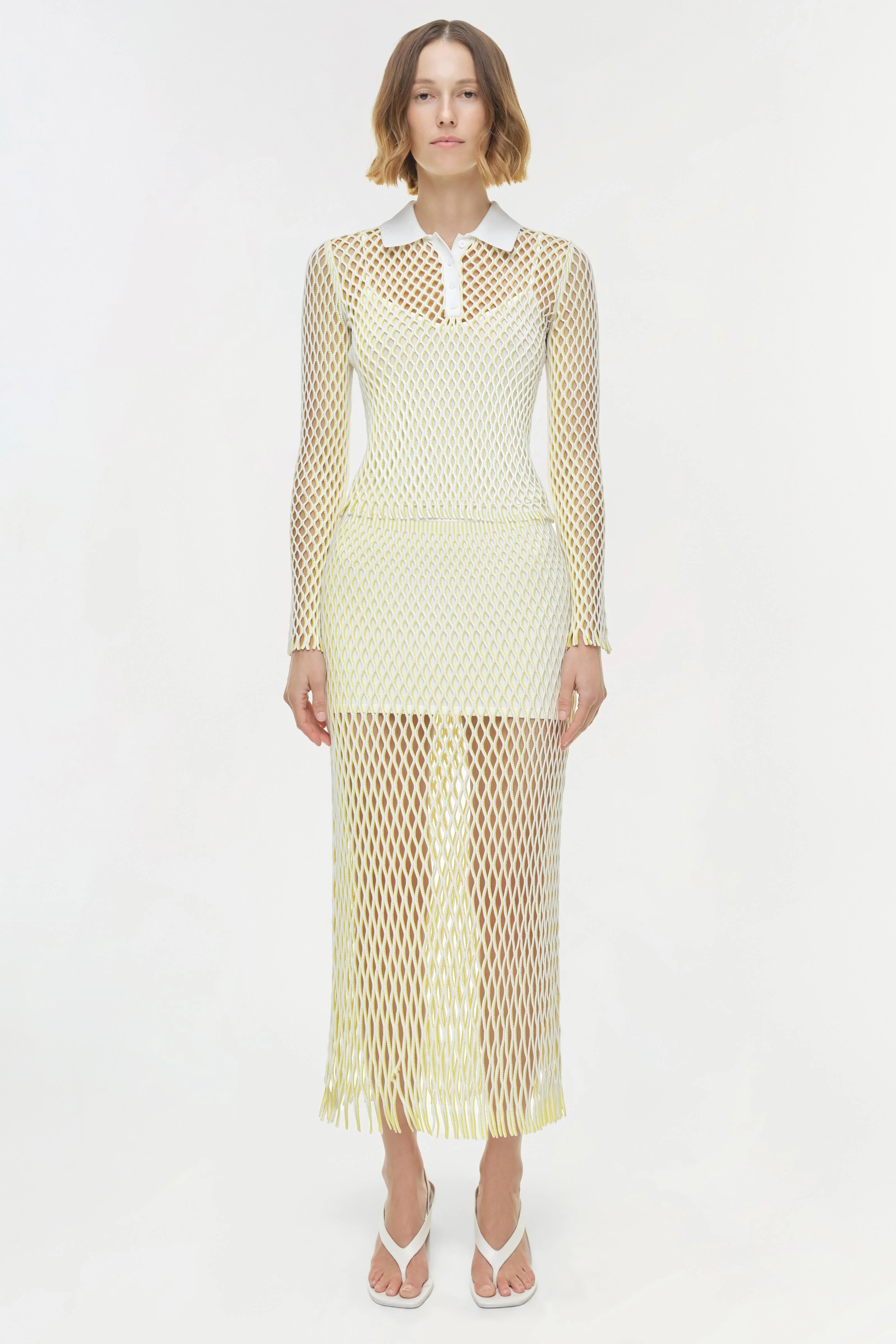 Simkhai - Petra Knit Polo - Image 6