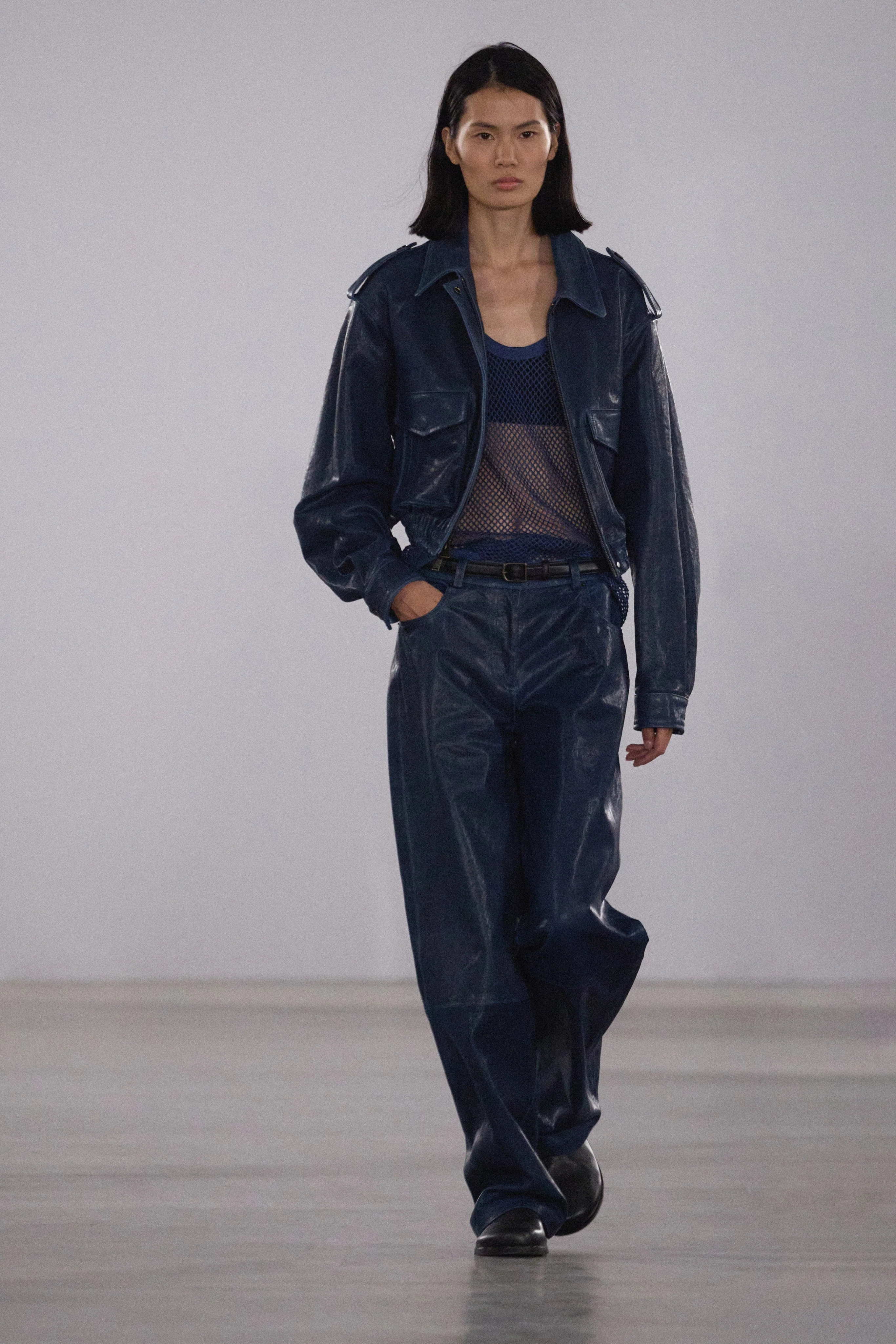 Simkhai - Roland Leather Cropped Jacket - Image 2