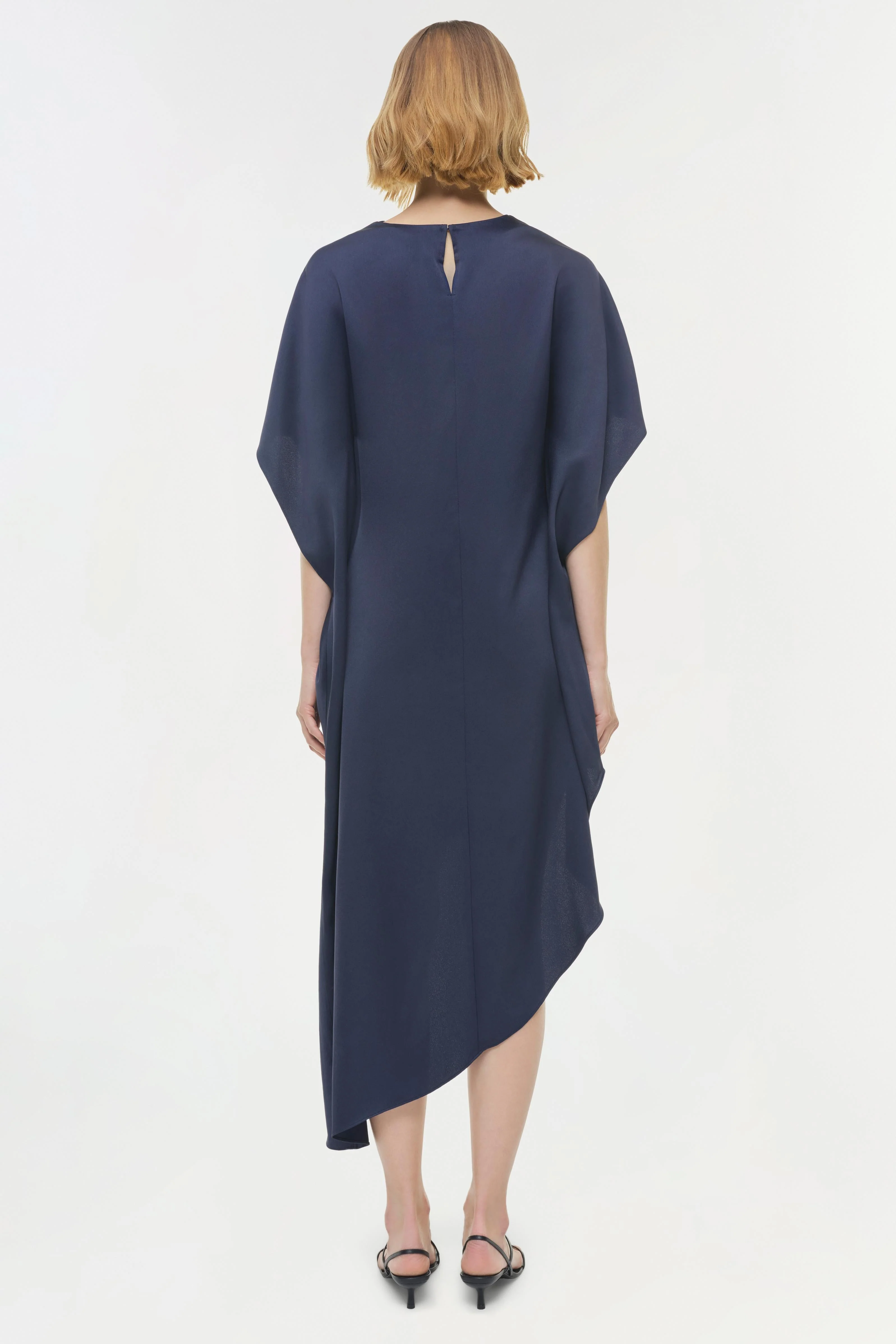 Simkhai - Sadia Satin Mini Cape Dress - Image 5