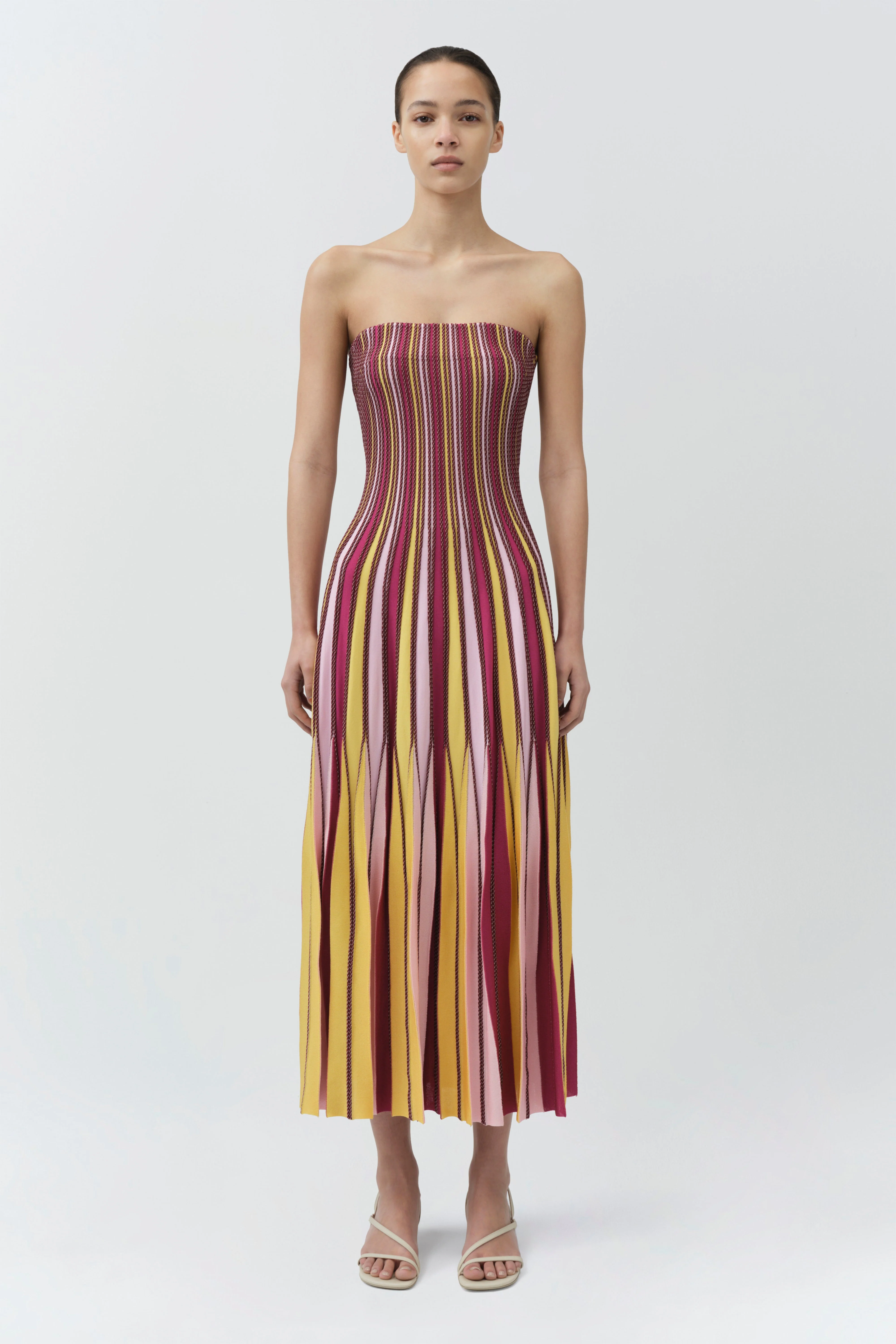 Simkhai - Soleil Striped Midi Dress - Image 5