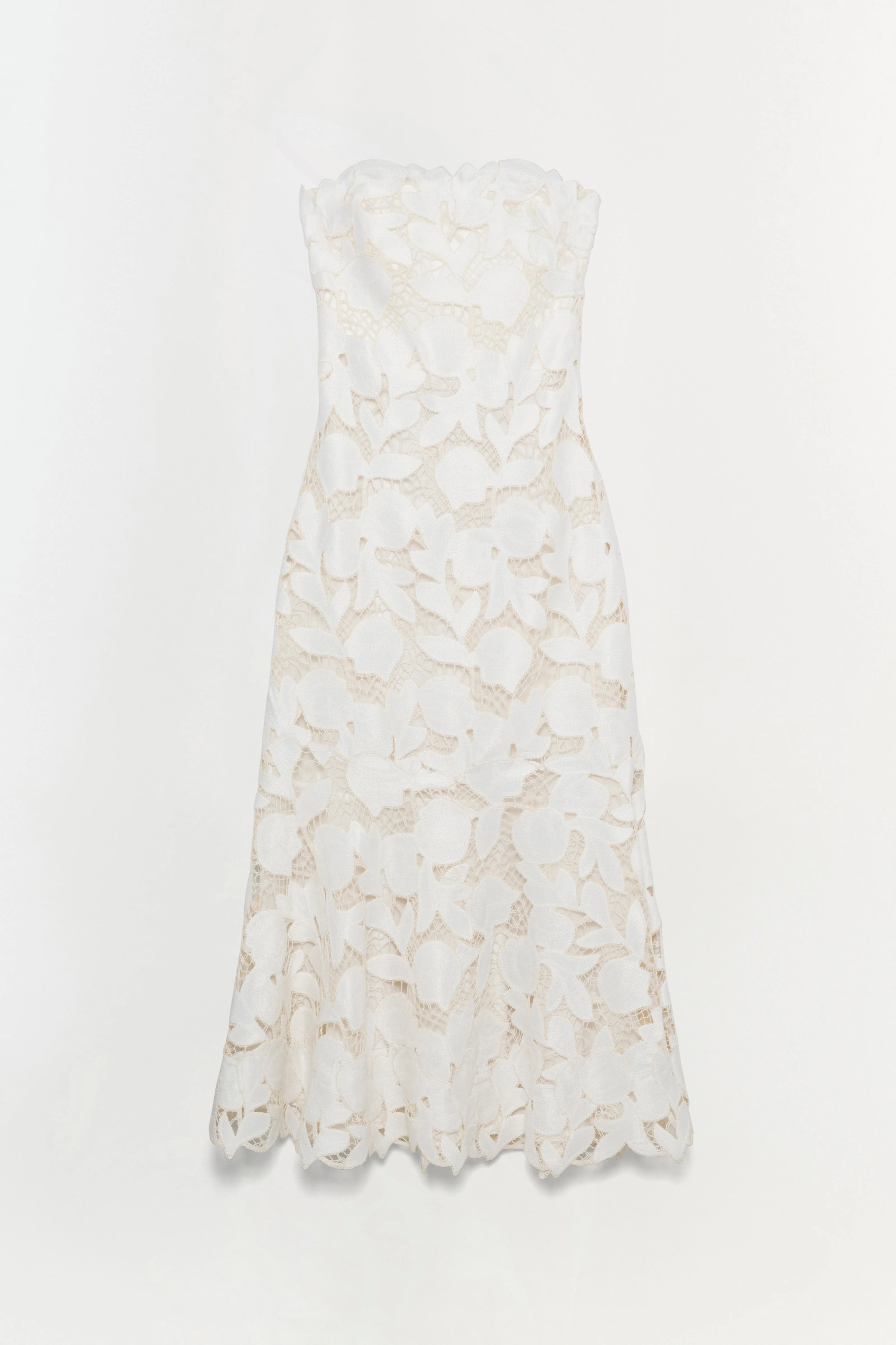 Simkhai - Valletta Strapless Embroidered Dress