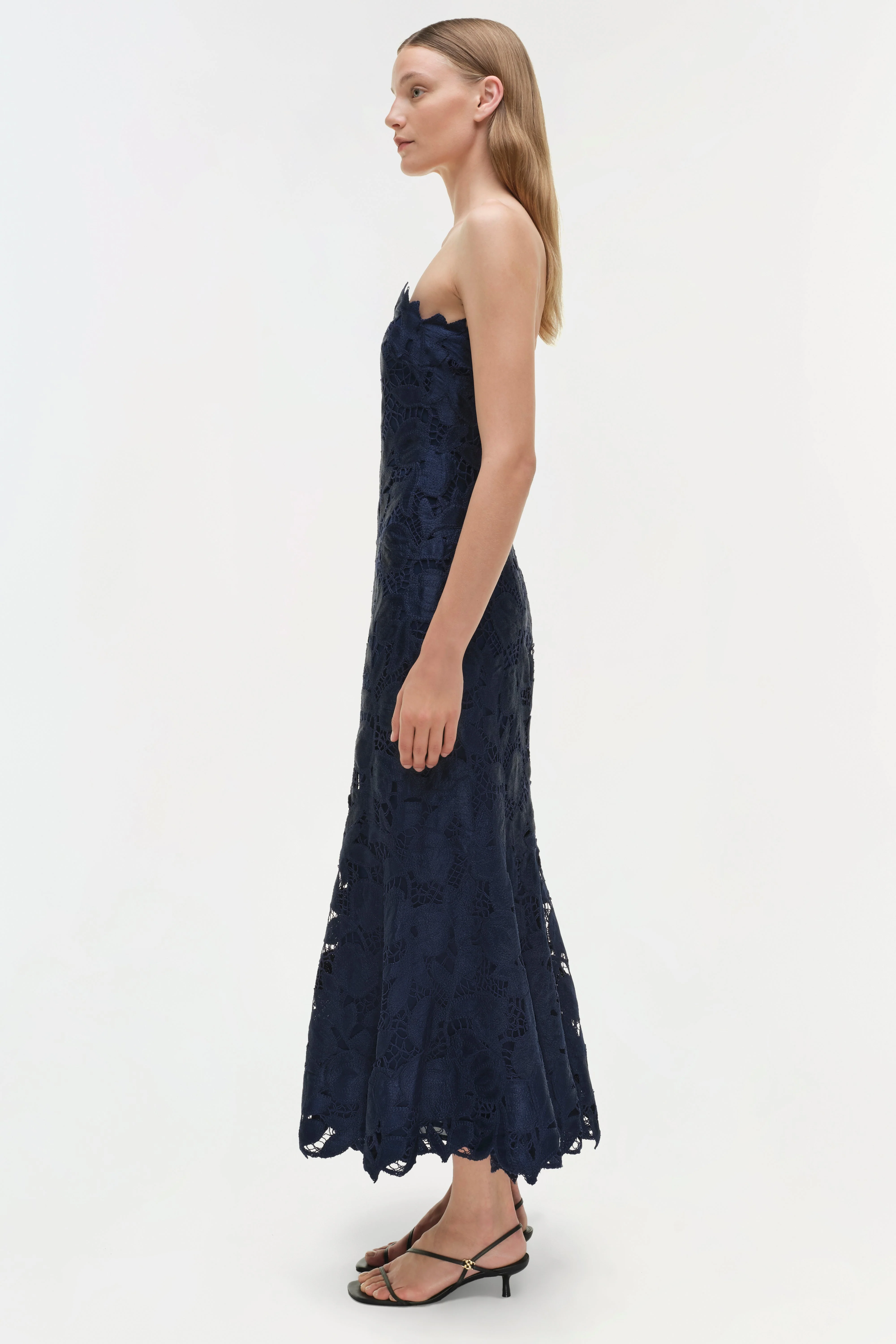 Simkhai - Valletta Strapless Embroidered Dress - Image 4