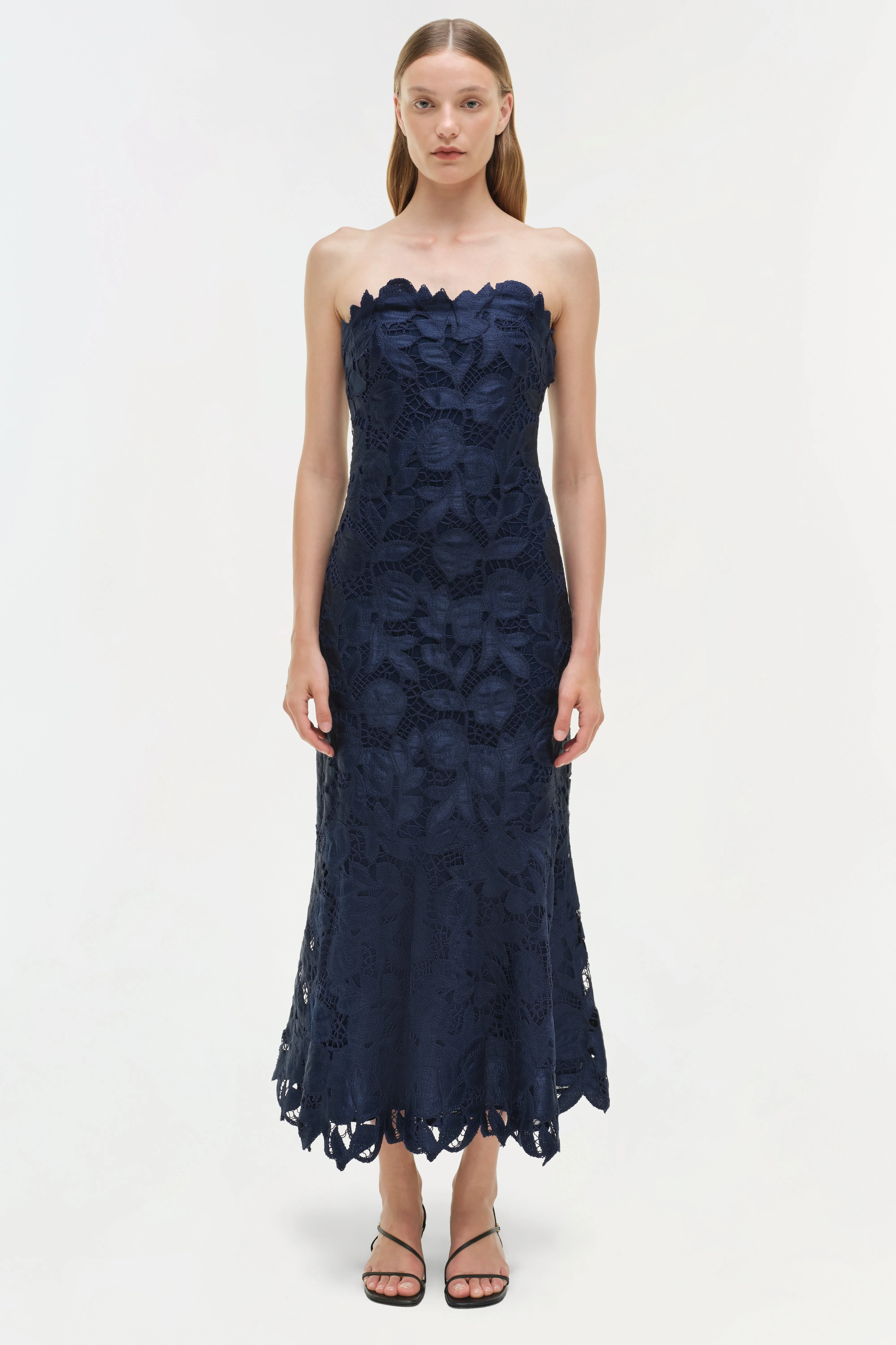 Simkhai - Valletta Strapless Embroidered Dress - Image 6
