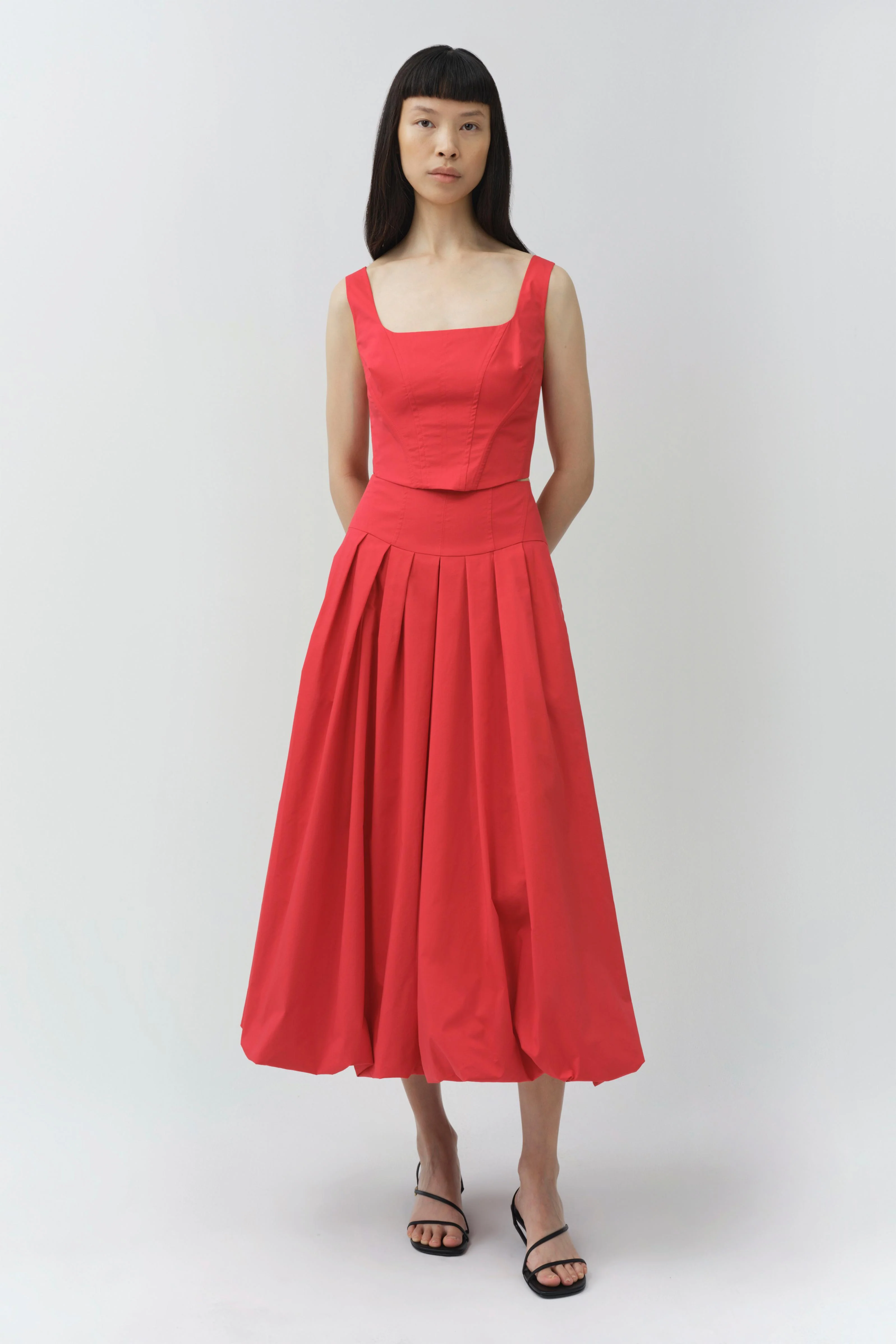 Simkhai - Winsor Cotton Midi Skirt - Image 2