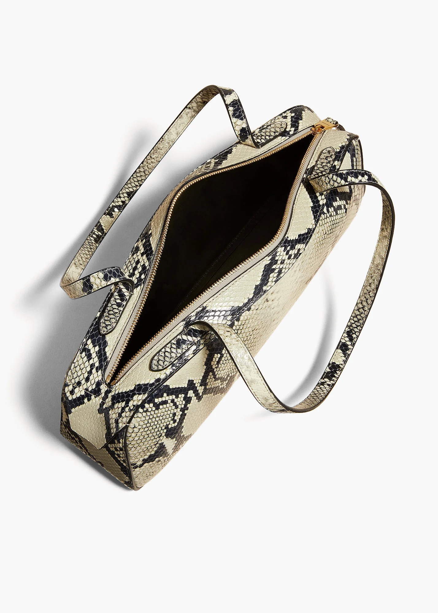 Khaite - Simona Shoulder Bag in Natural Python - Embossed Leather - Image 10