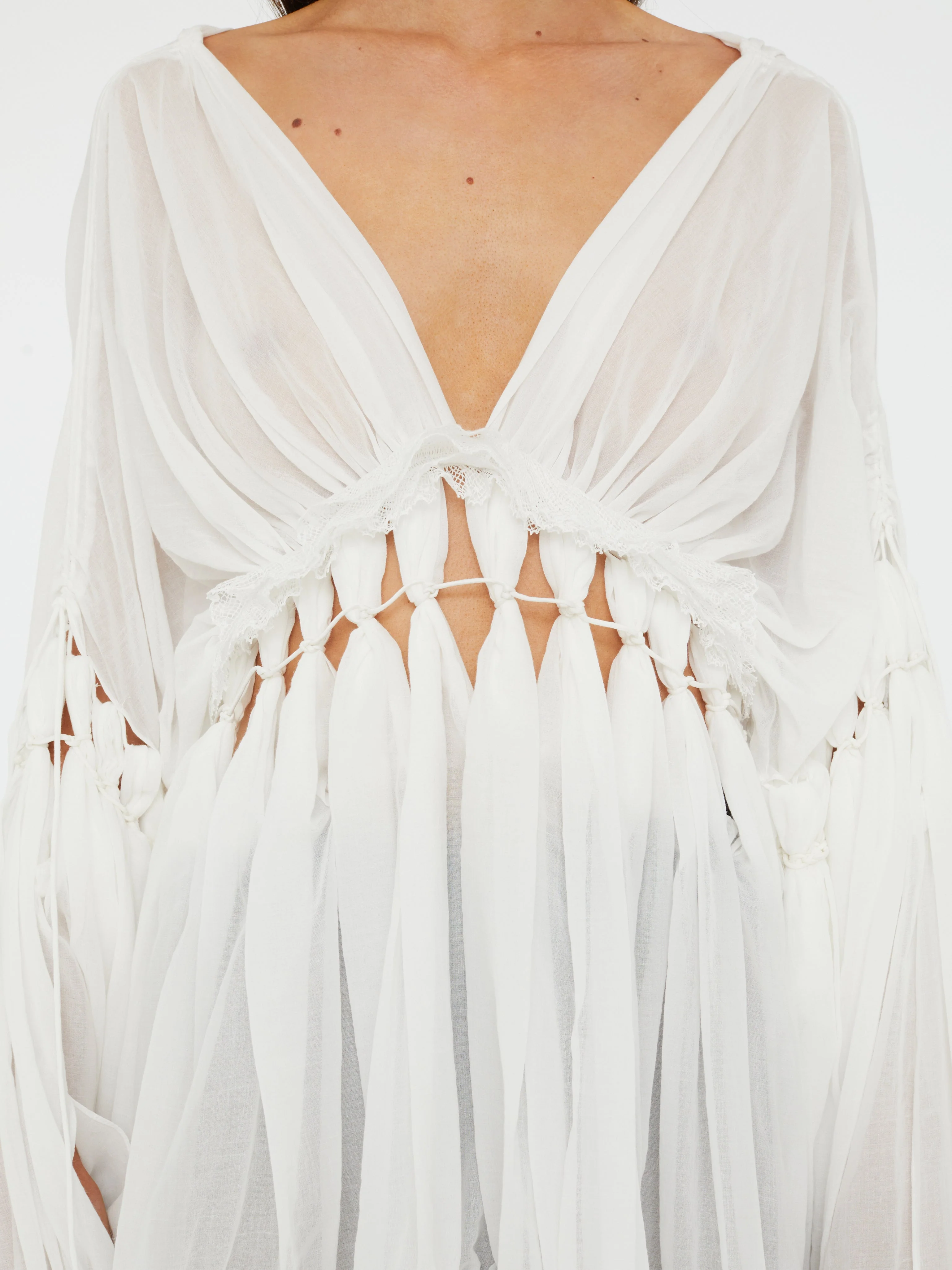Christopher Esber - Sirocco Cotton Muslin Dress - Image 4