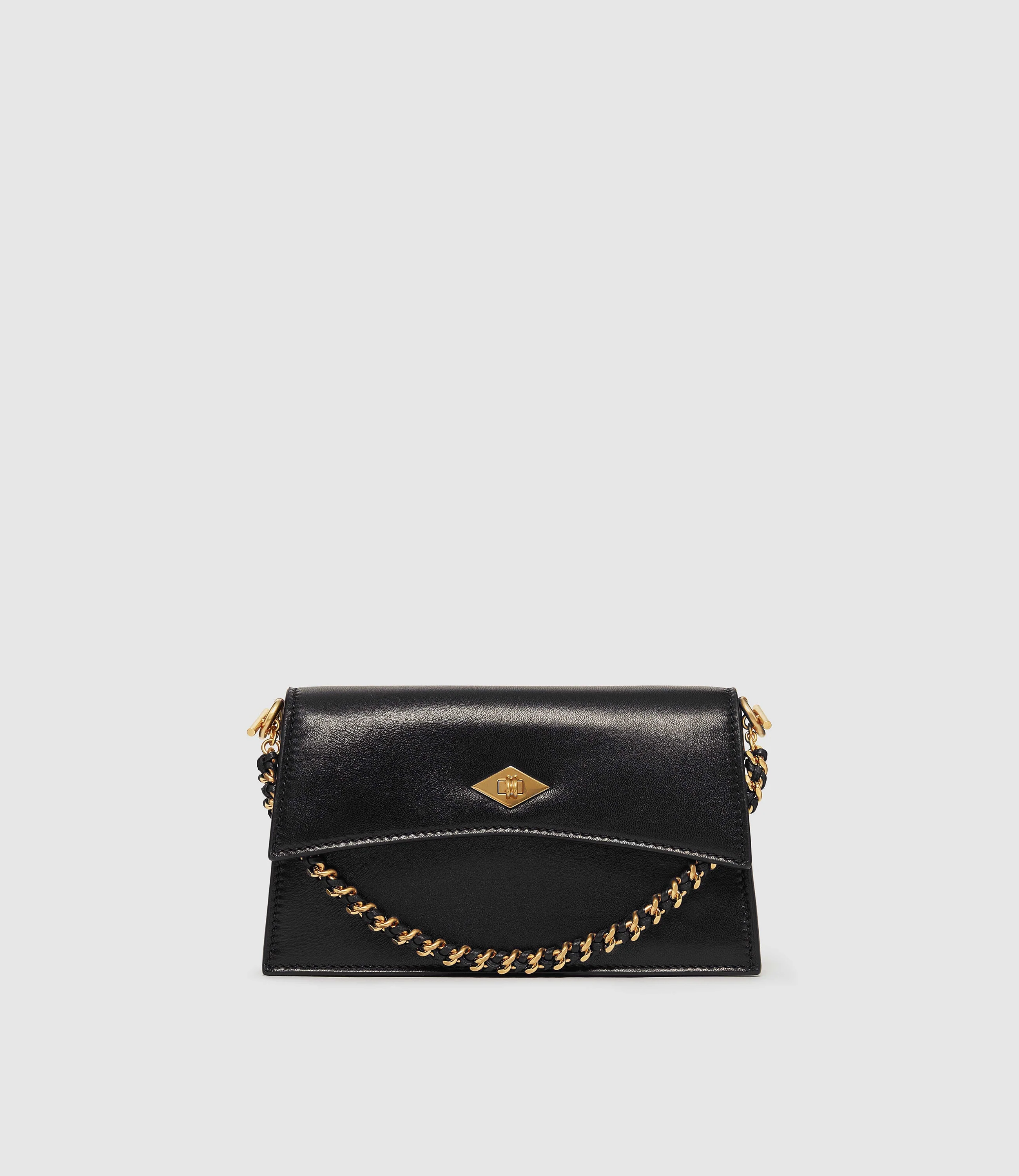 Metier - Small Chain Strap Elvis Black with Gold Hardware - Image 3