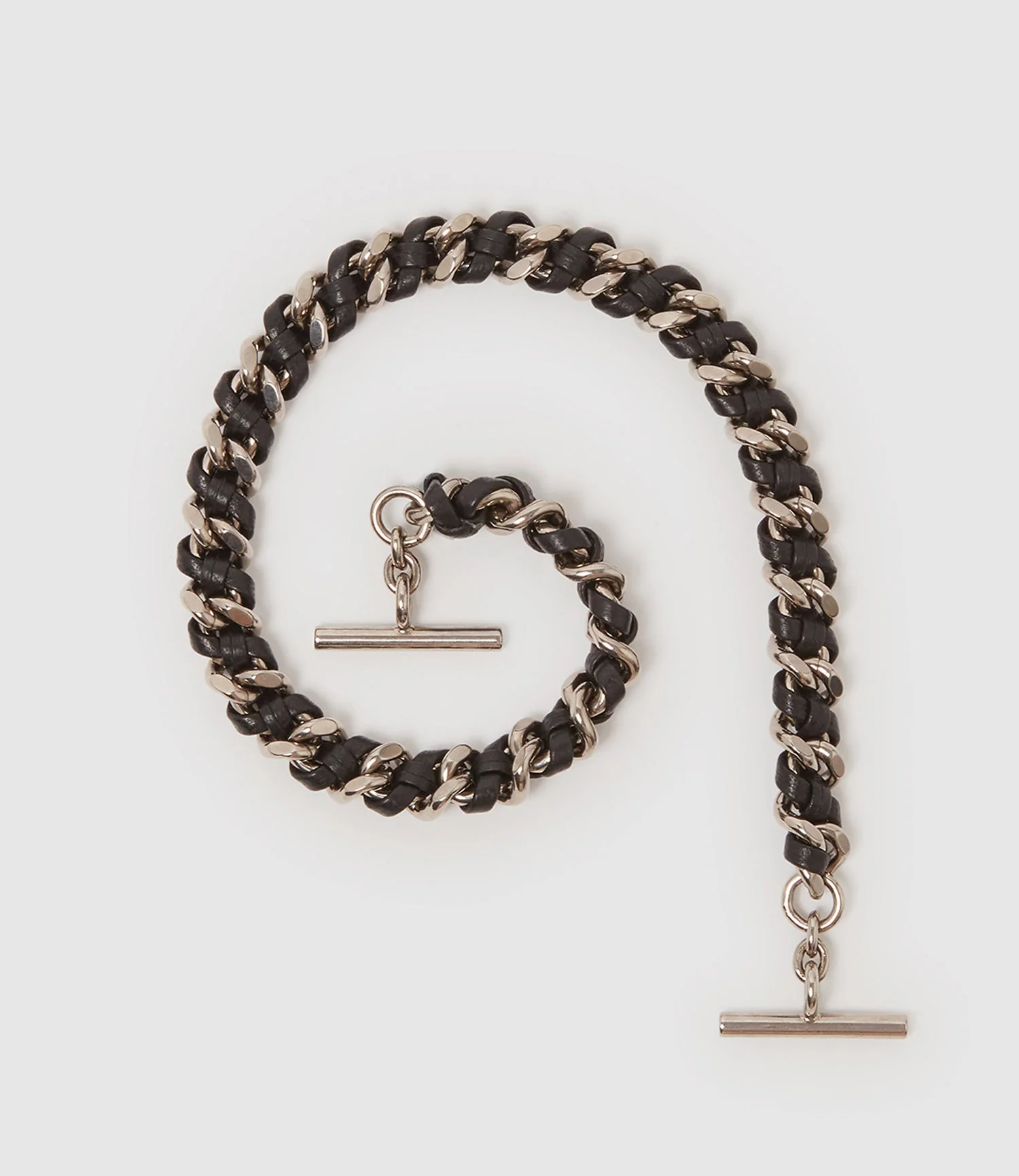 Metier - Small Chain Strap Elvis Black with Silver Hardware