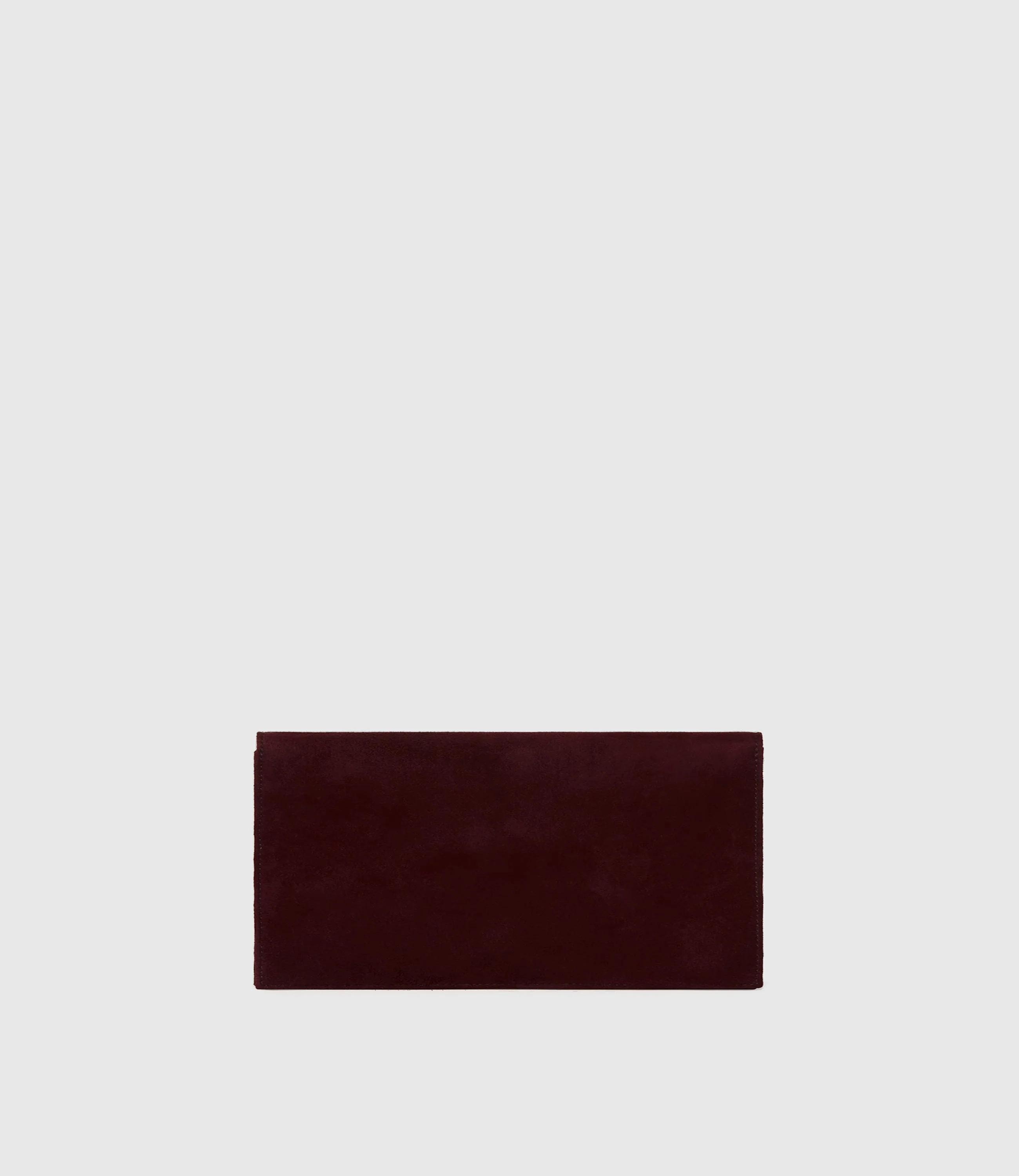 Metier - Small Jewellery Travel Case Buttery Suede Amarone