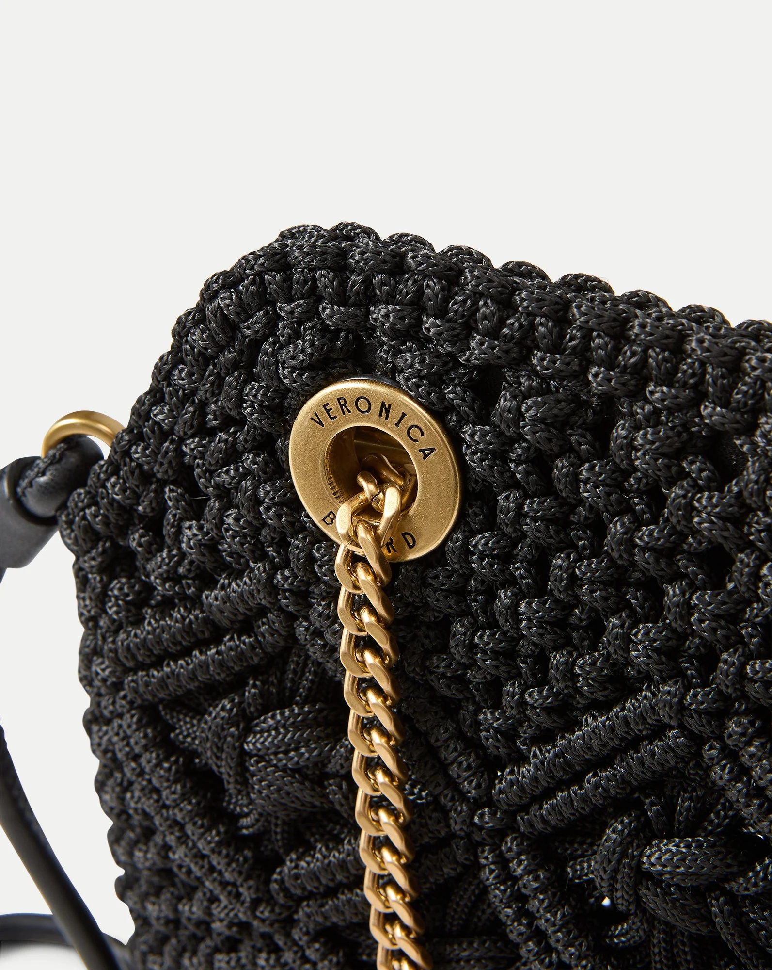 Veronica Beard - Small Veronica Beard Macramé Slouch Bag - Image 3