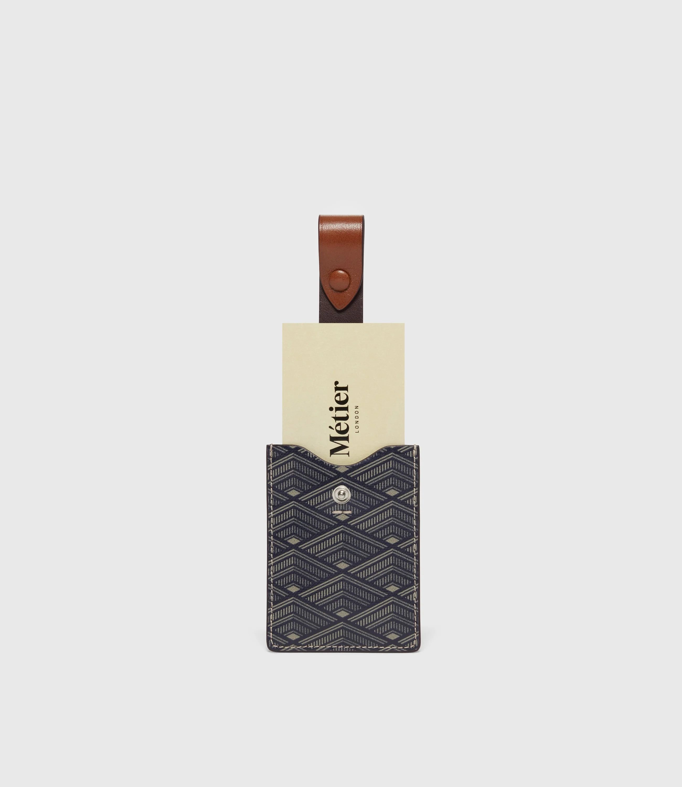 Metier - Small Wallet Signature Canvas Navy - Image 2