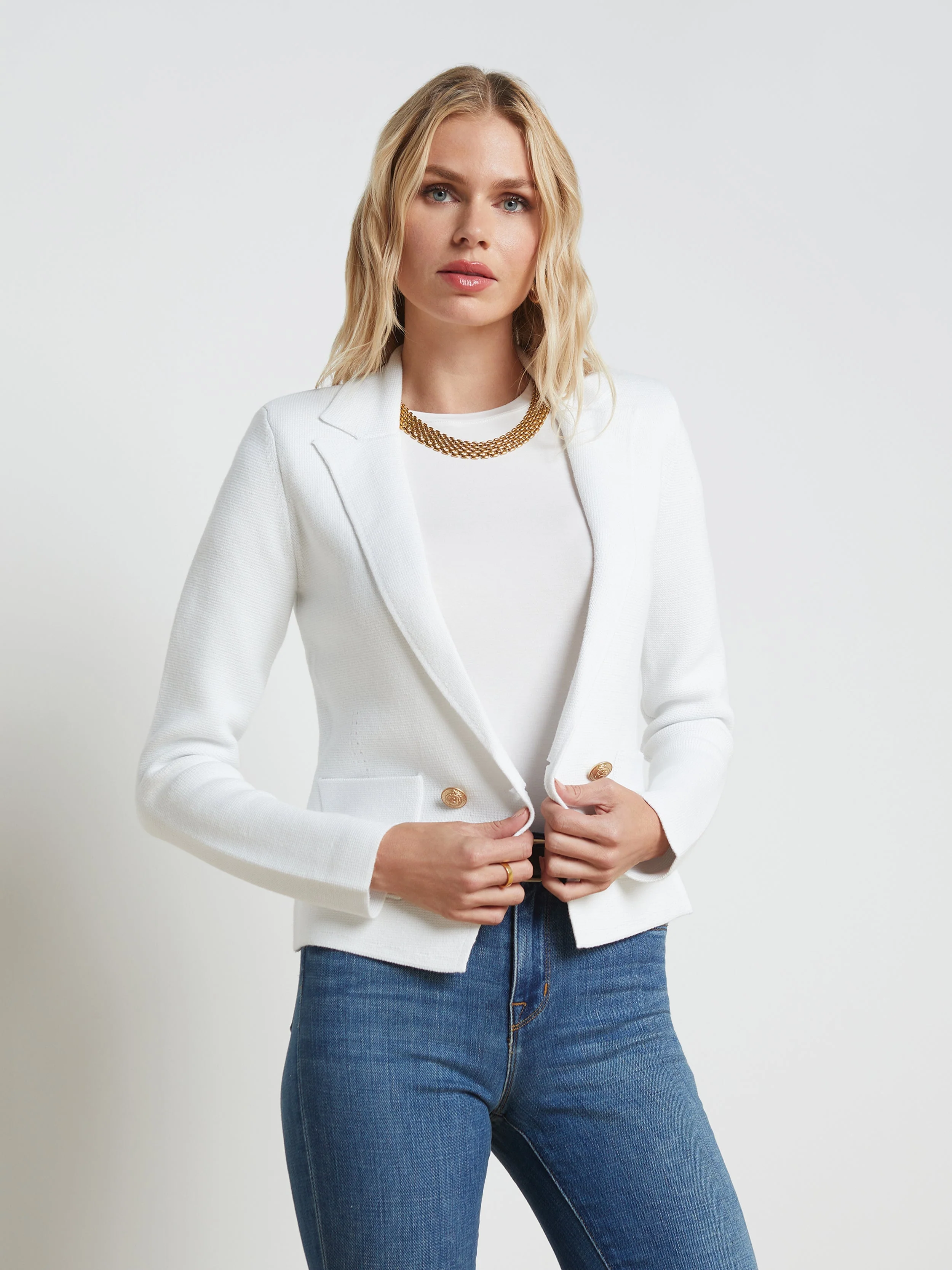 L'AGENCE - Sofia Knit Blazer - Image 6