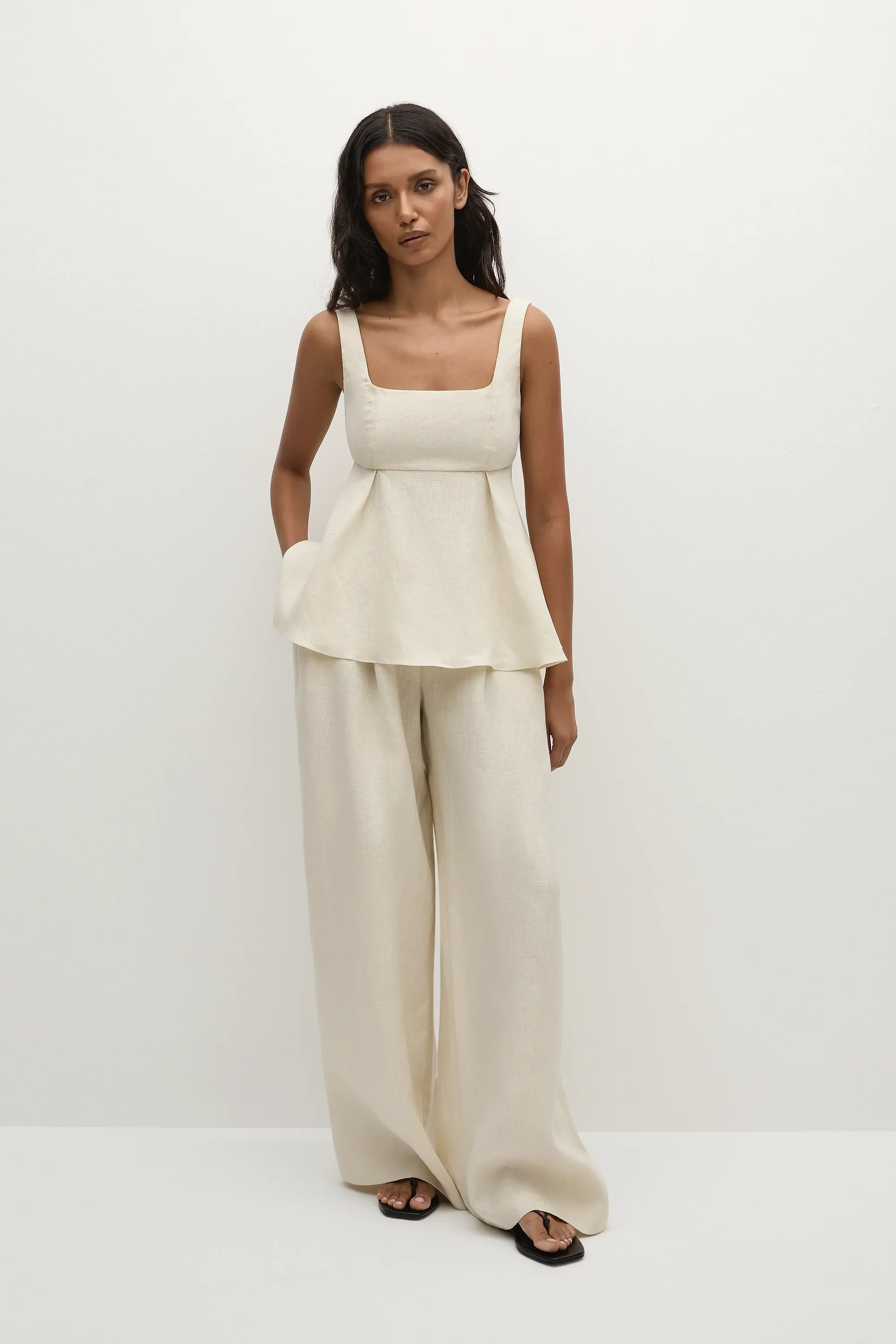Faithfull - Sofia Trouser Ecru