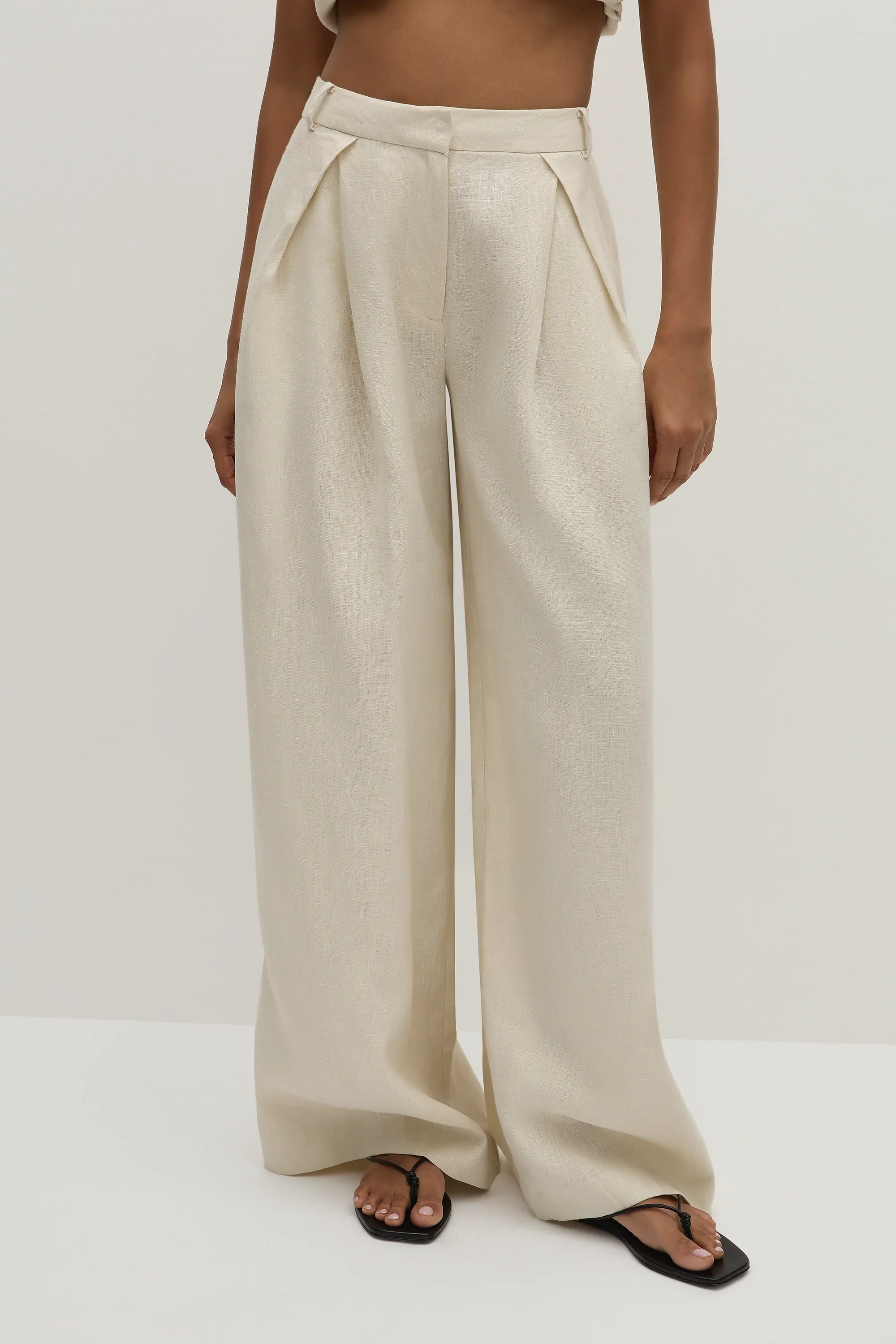 Faithfull - Sofia Trouser Ecru - Image 4