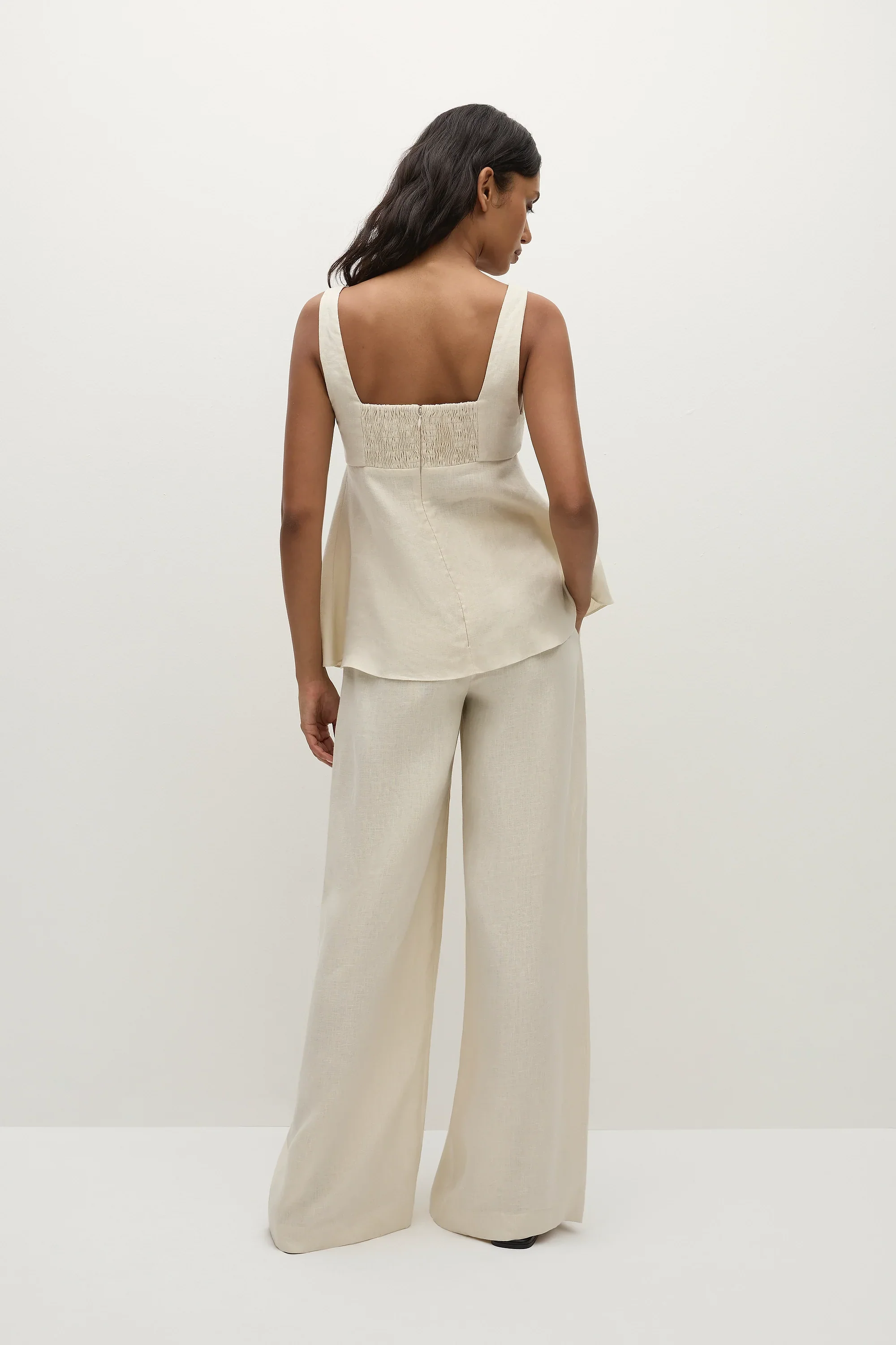 Faithfull - Sofia Trouser Ecru - Image 6