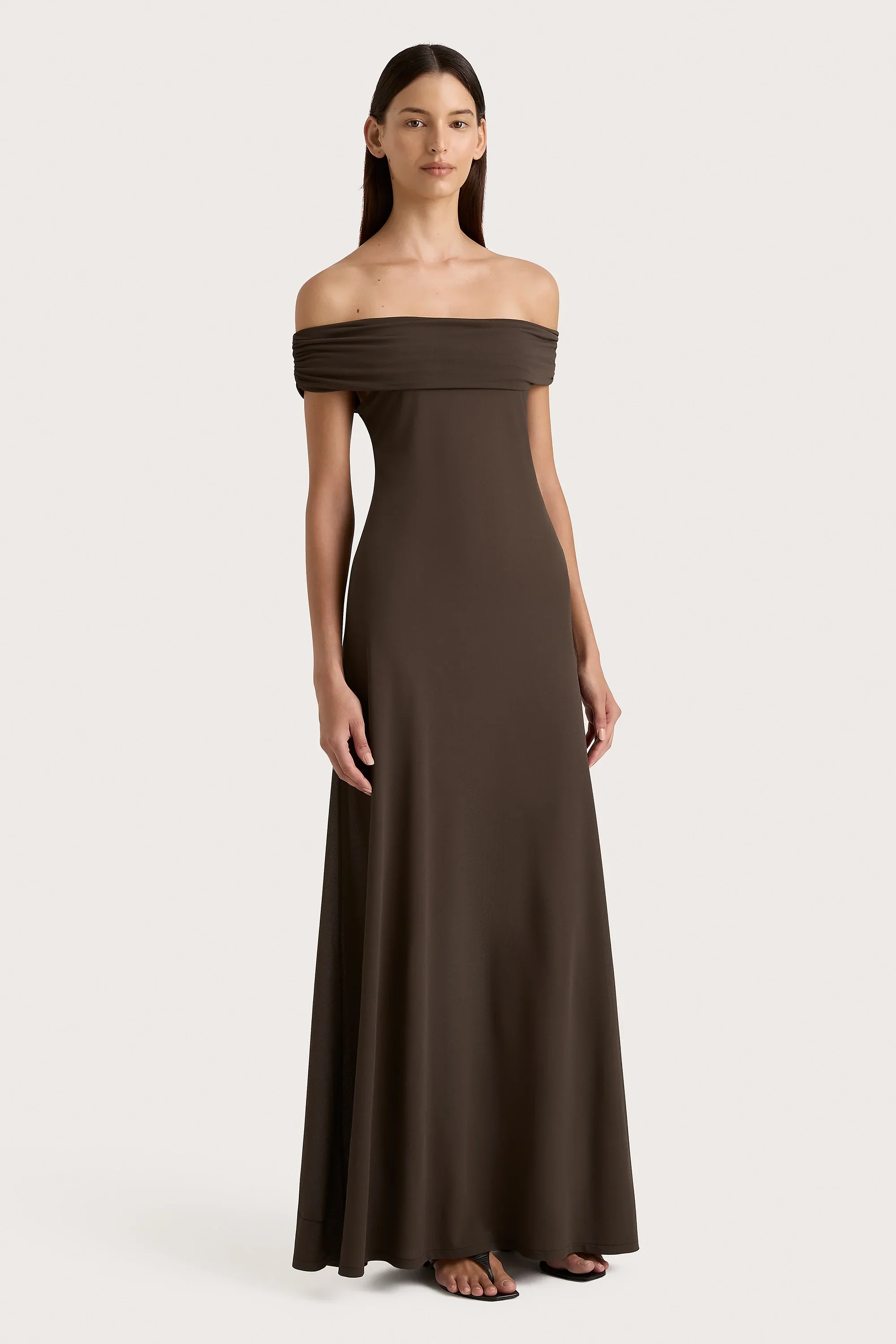 Faithfull - Sofie Maxi Dress Chocolate Brown - Final Sale - Image 5