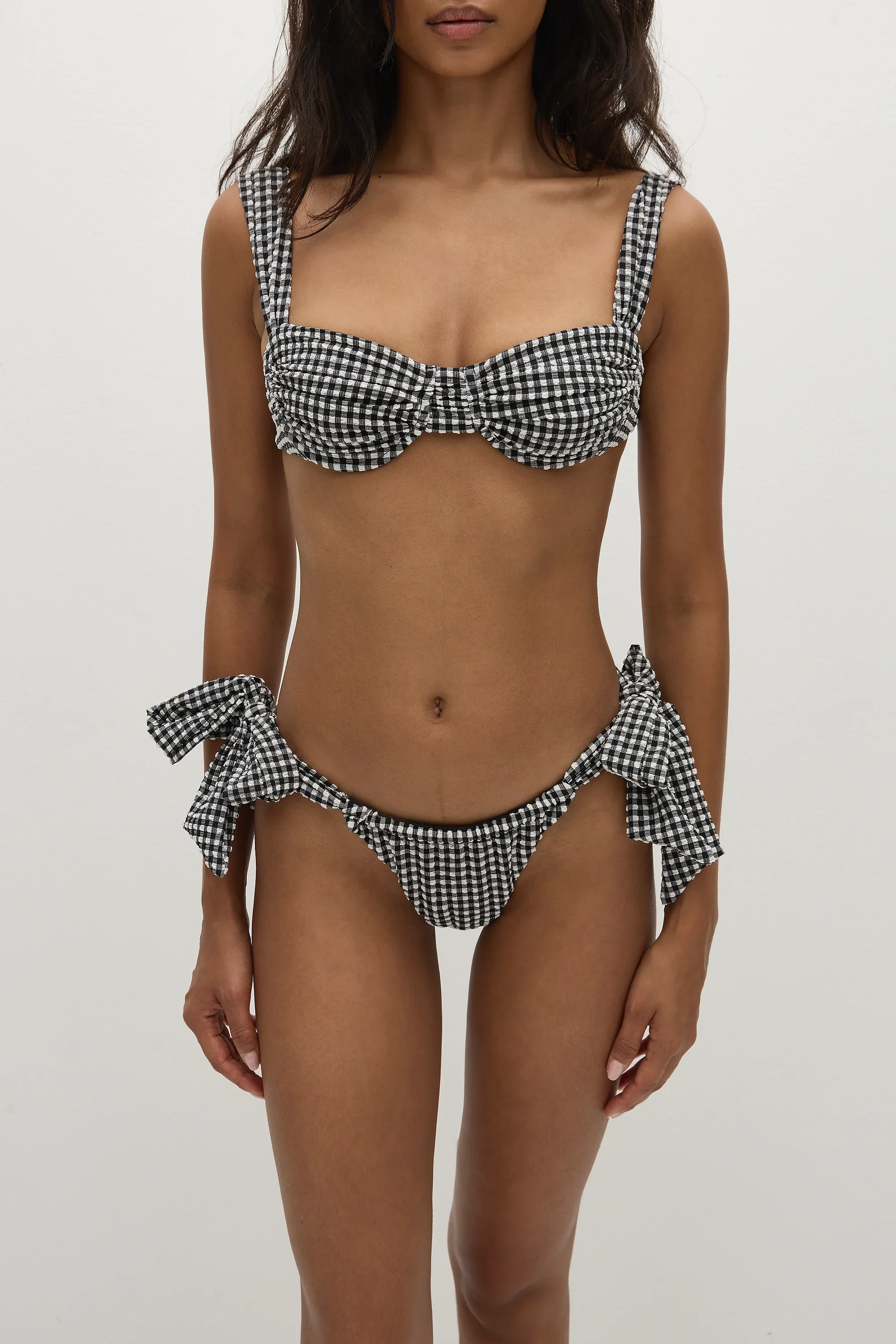 Faithfull - Sol Bikini Top Seersucker Gingham - Image 2