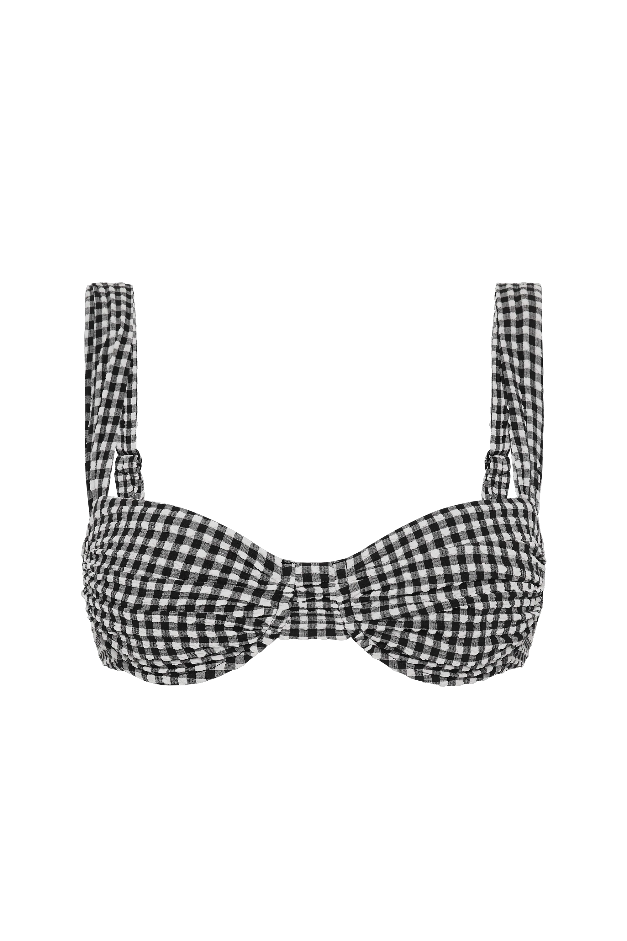 Faithfull - Sol Bikini Top Seersucker Gingham - Image 6