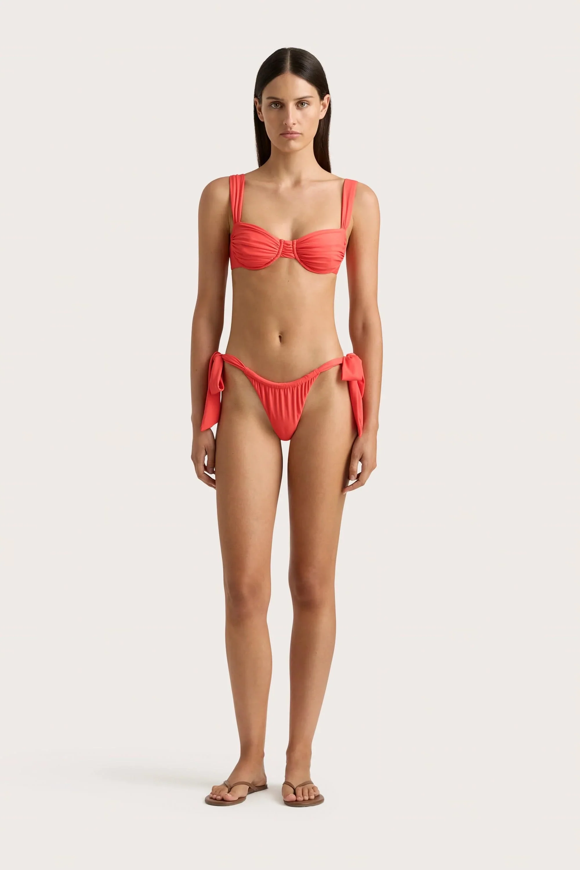 Faithfull - Sol Bikini Top Vermillion - Final Sale