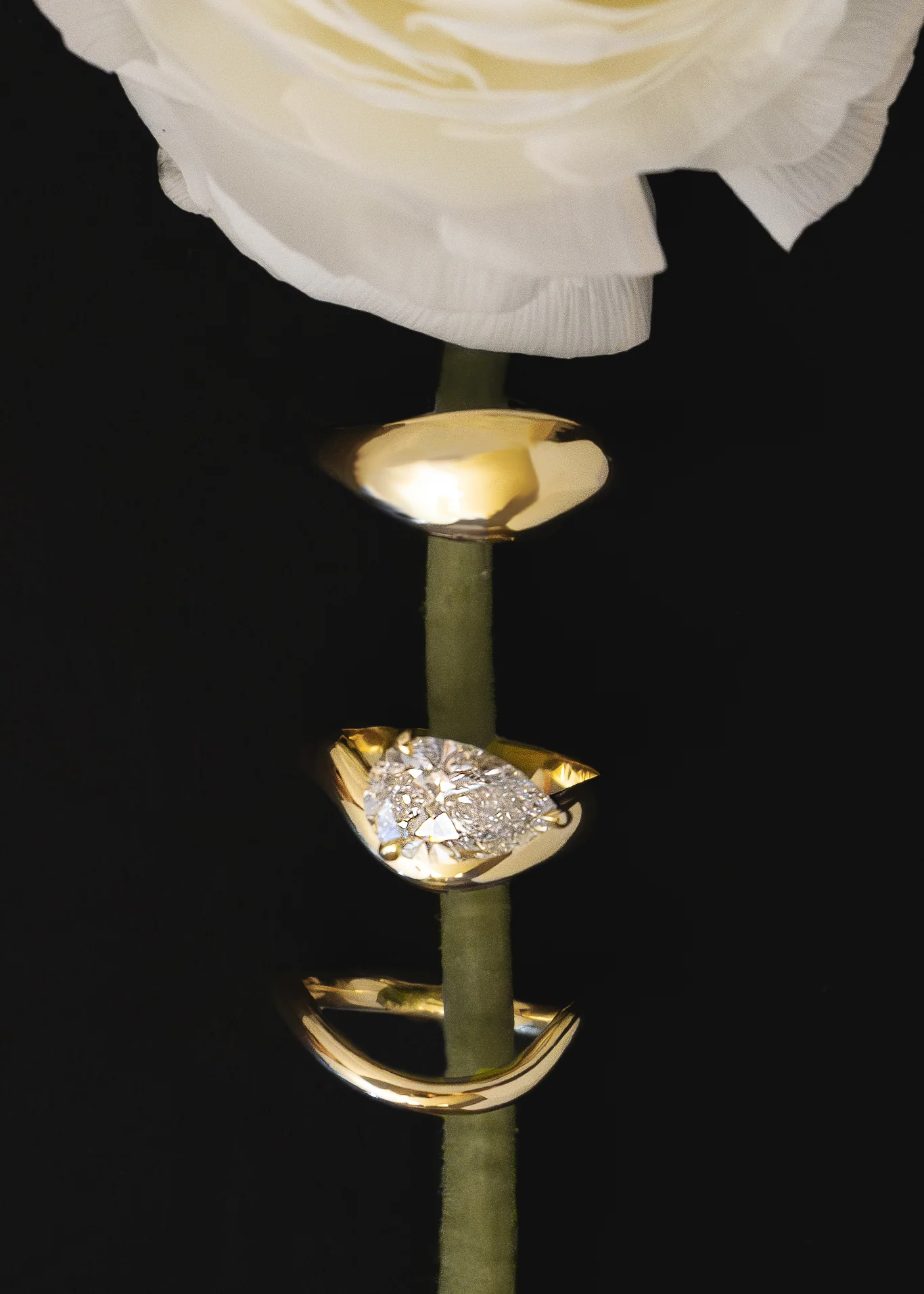 Kinn - Solei Pear Ring Diamond - Image 6