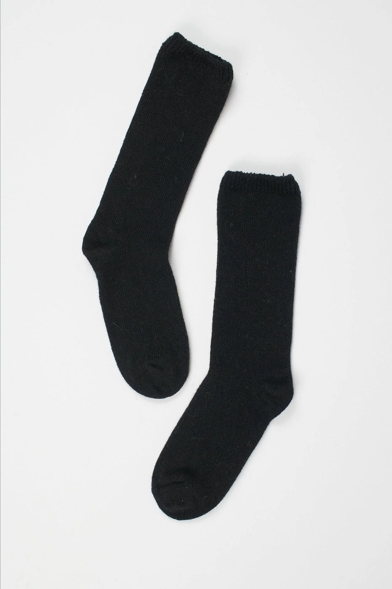 Jamie Haller - Solid Crew Socks in Black - Image 2