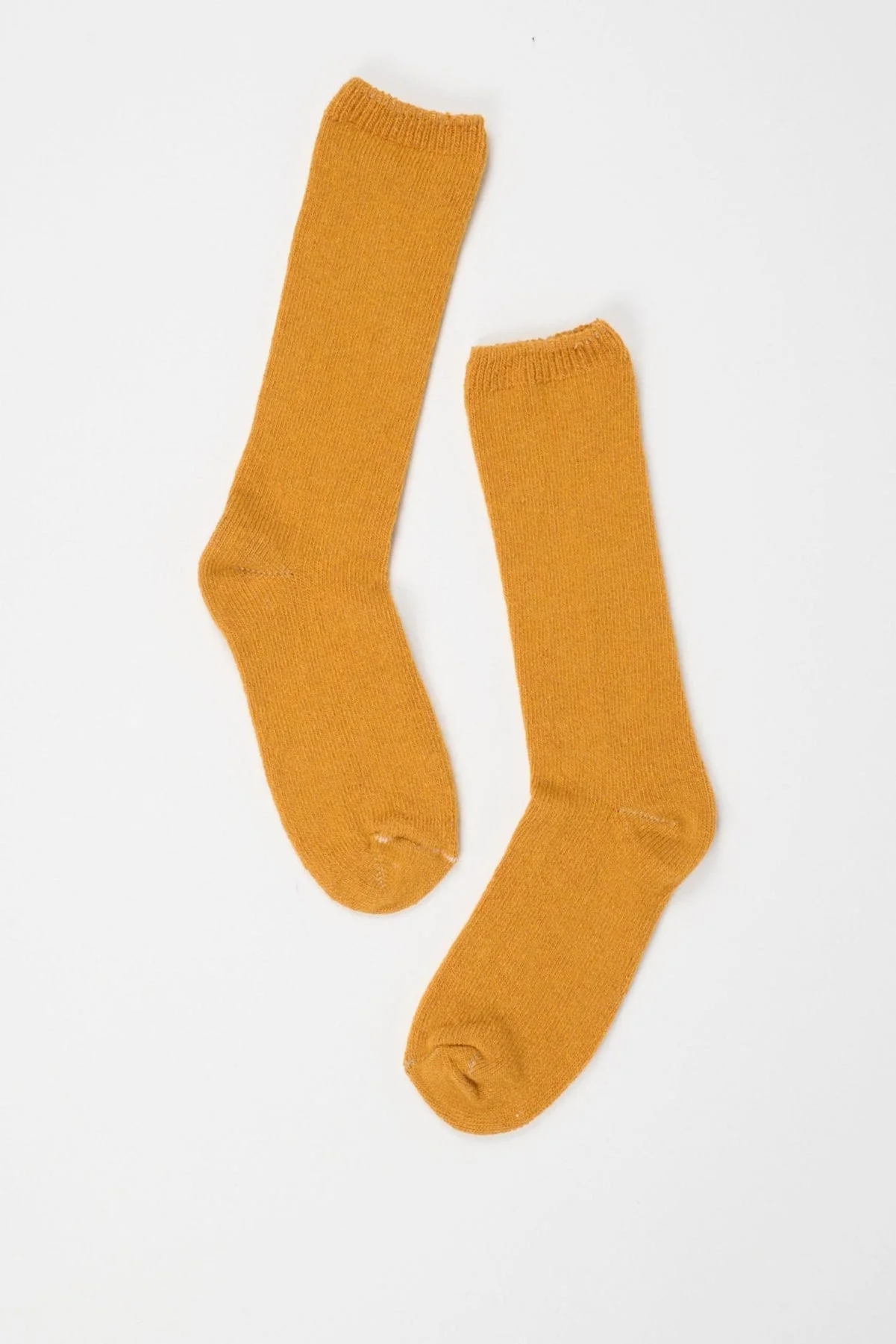 Jamie Haller - Solid Crew Socks in Squash - Image 3