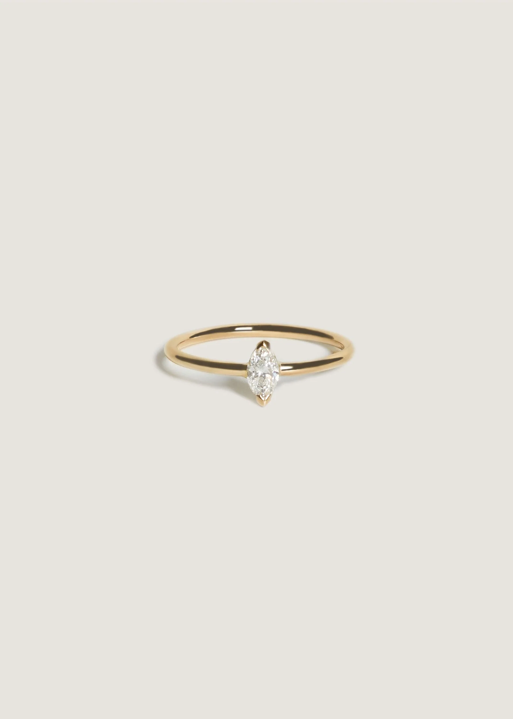 Kinn - Solitaire Marquise Diamond Ring