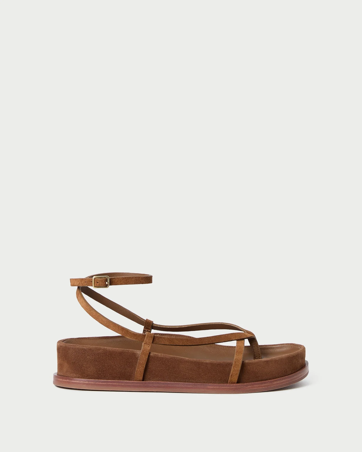 Loeffler Randall - Sonny Cacao Suede Wrap Sandal - Image 3