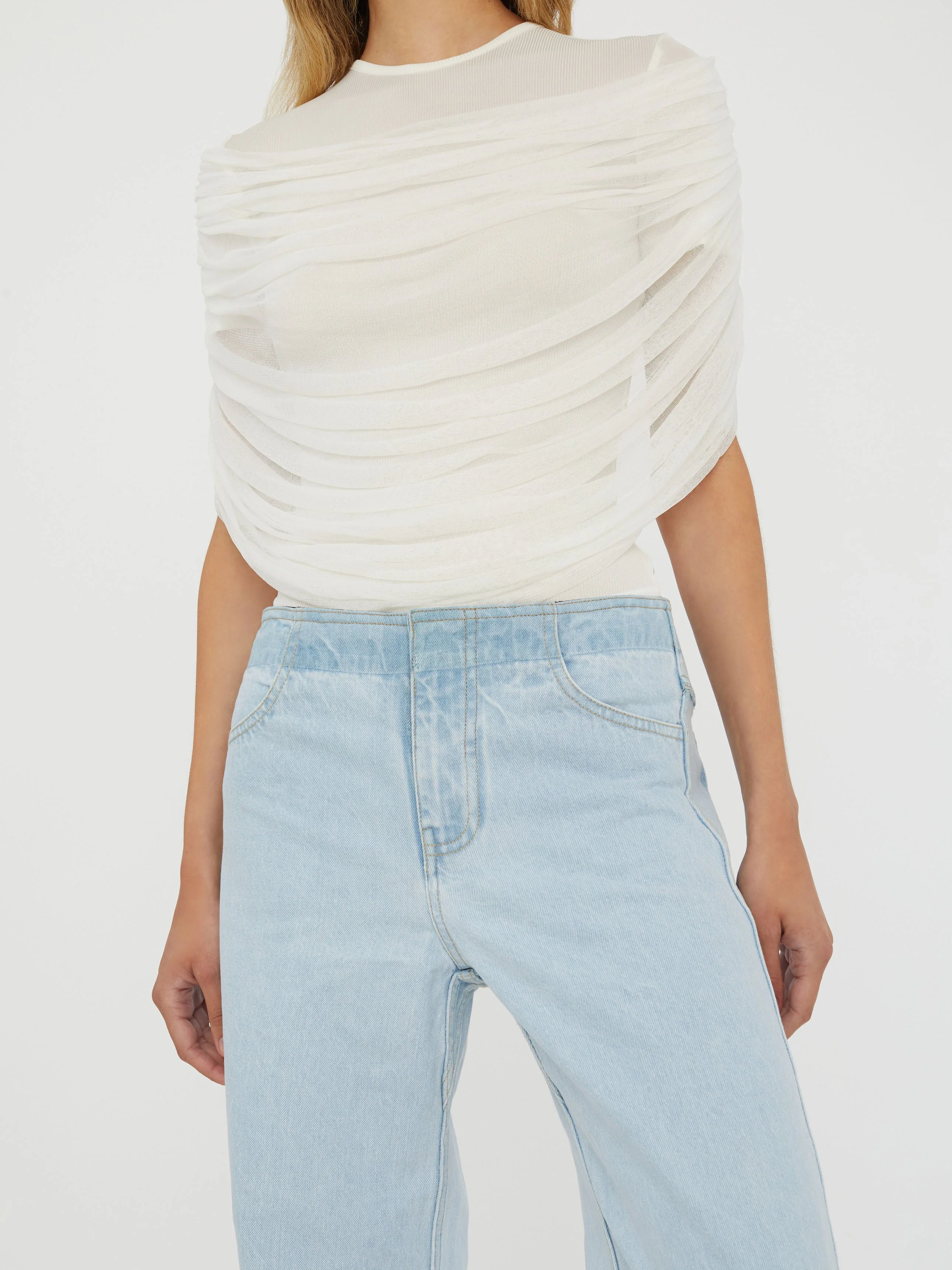 Christopher Esber - Sonora Veiled Tee - Image 4