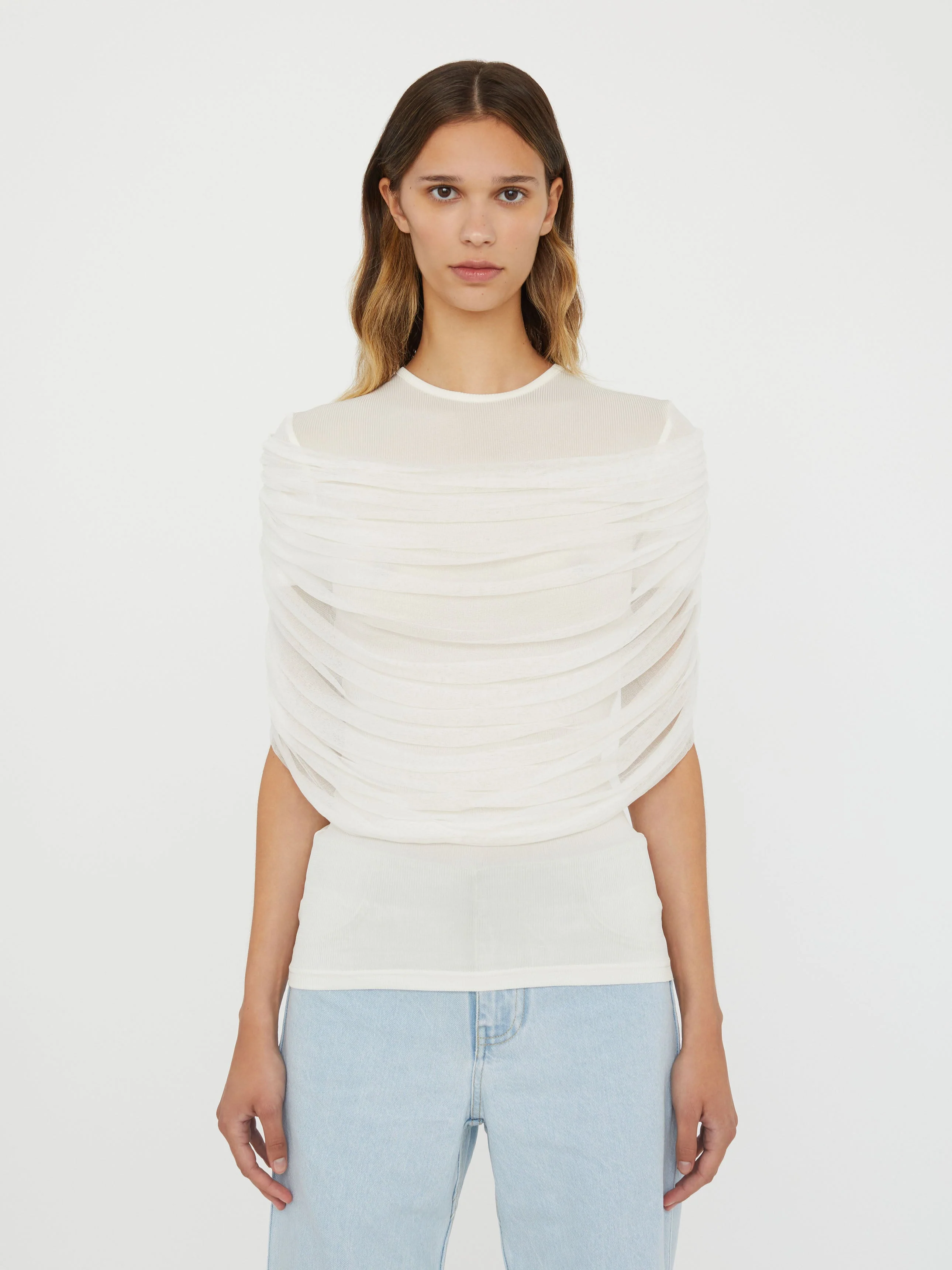 Christopher Esber - Sonora Veiled Tee - Image 6