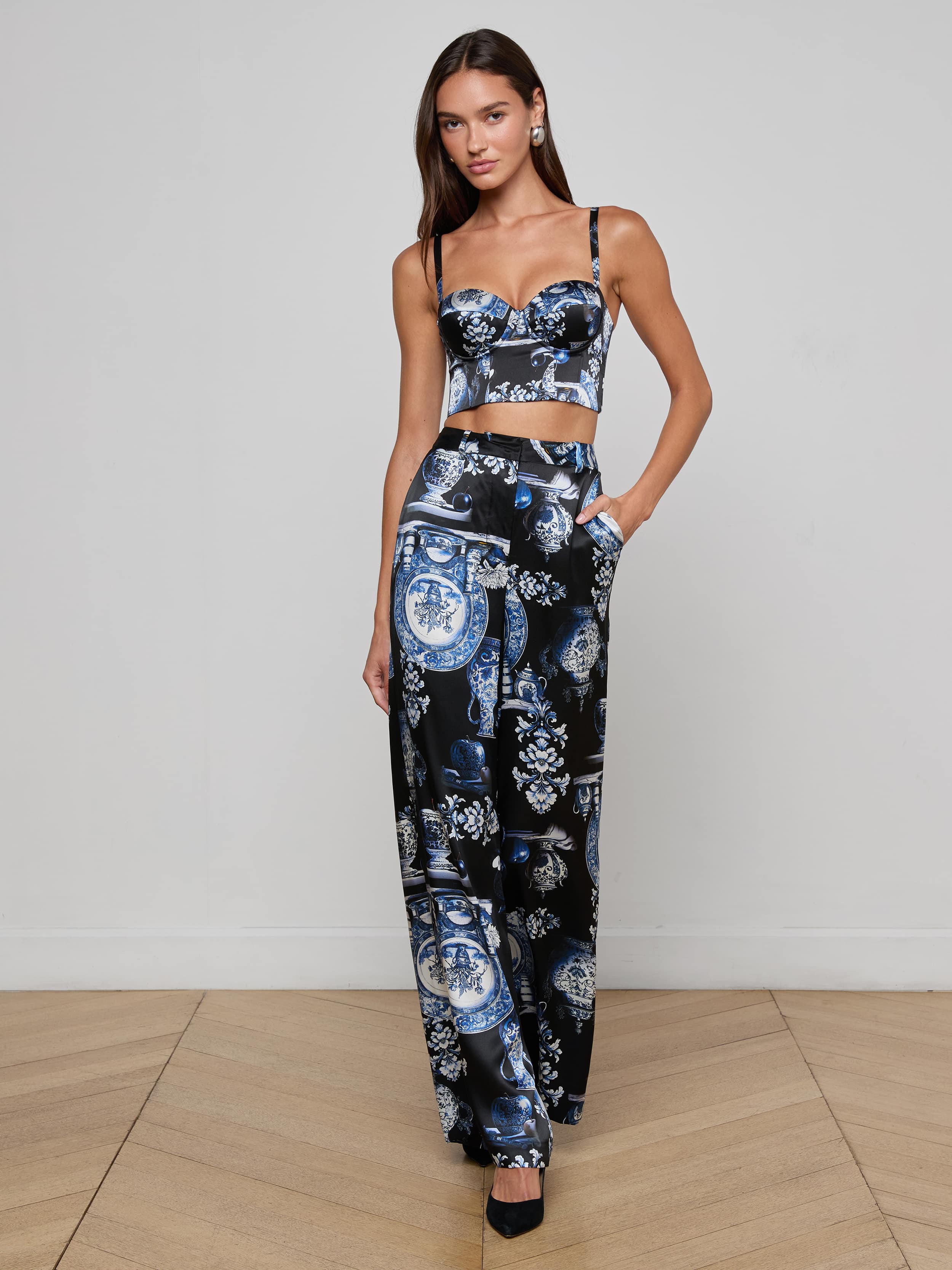 L'AGENCE - Sonya Silk Bustier - Image 10