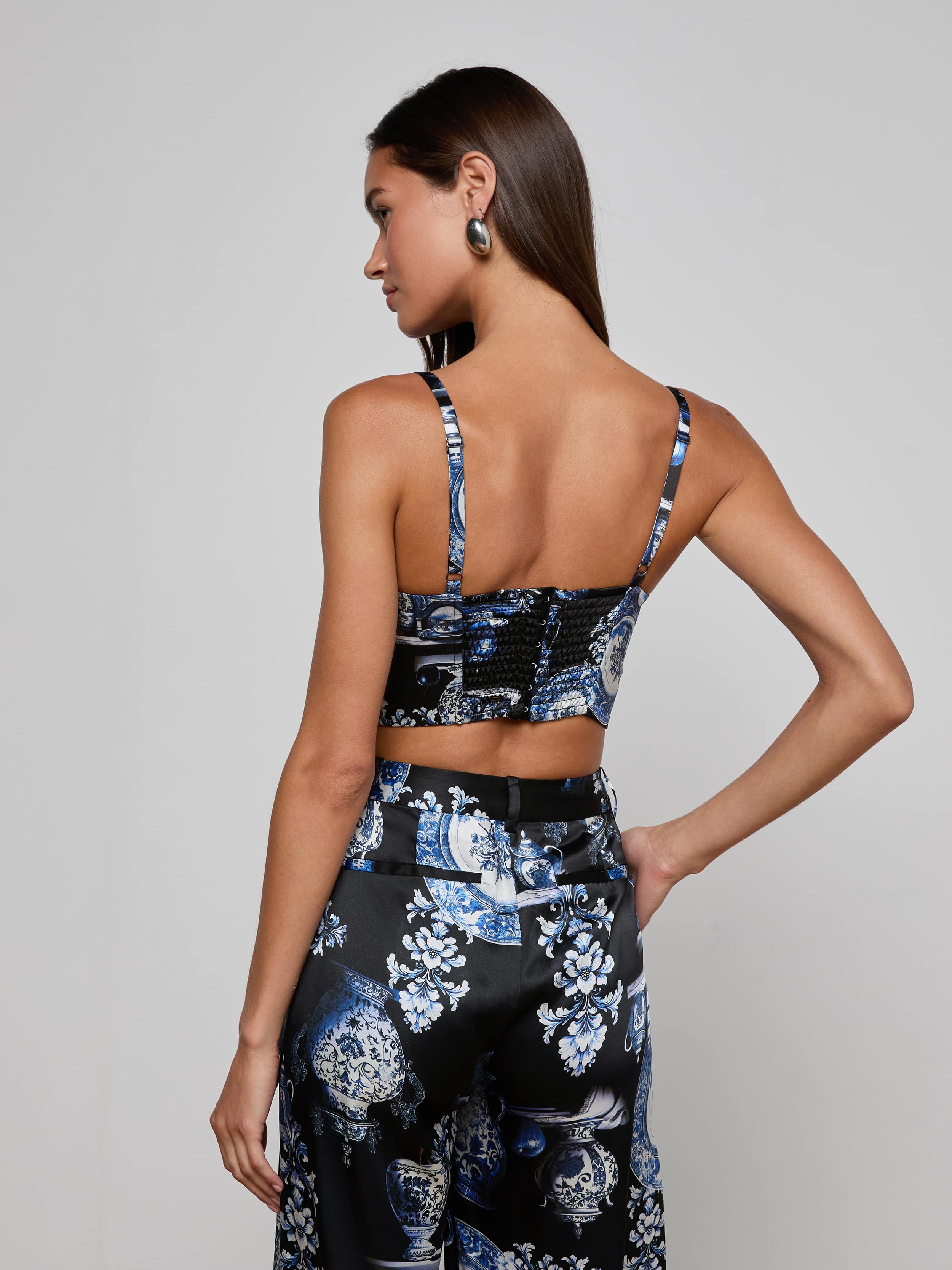 L'AGENCE - Sonya Silk Bustier - Image 9