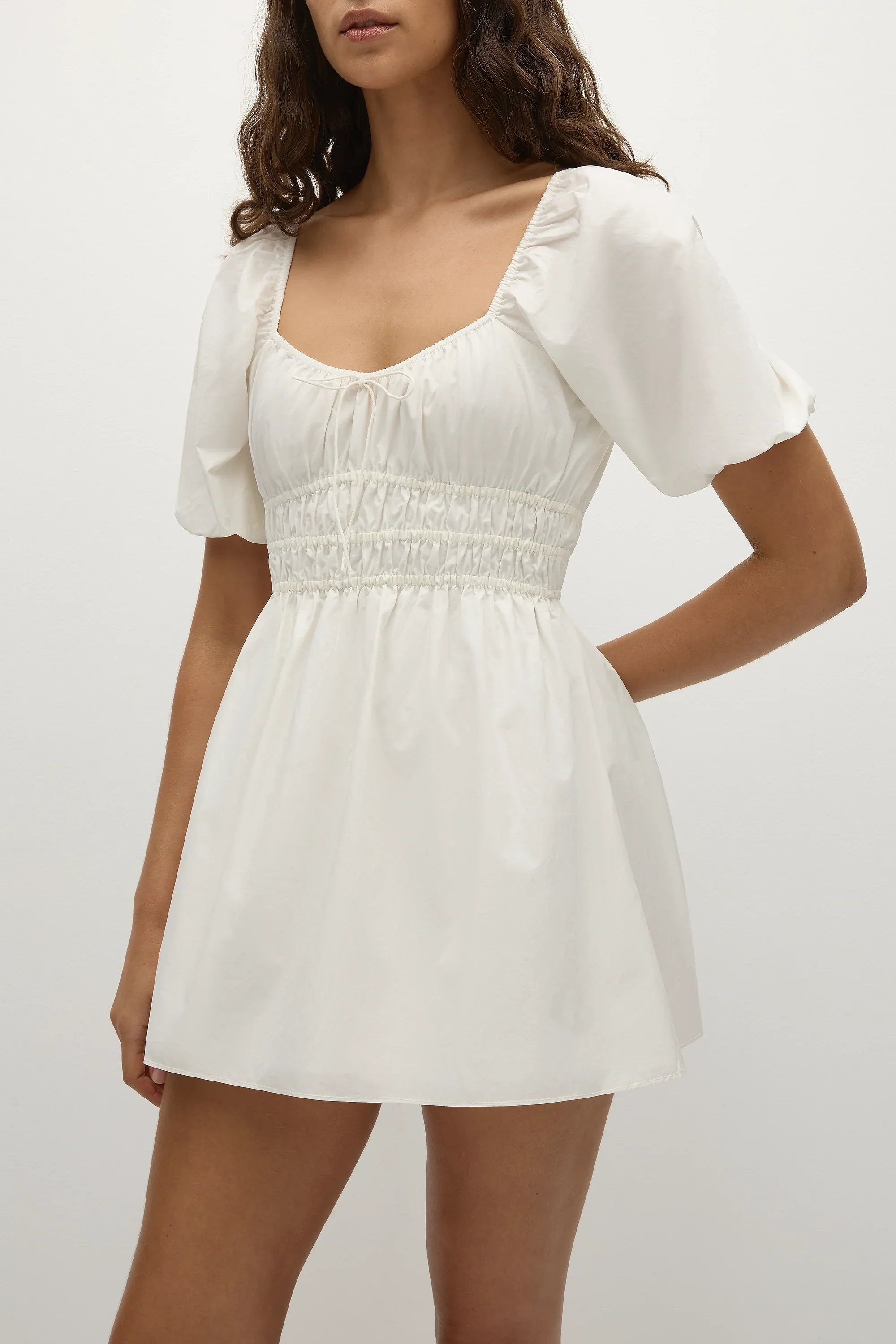 Faithfull - Sophia Mini Dress White - Image 2
