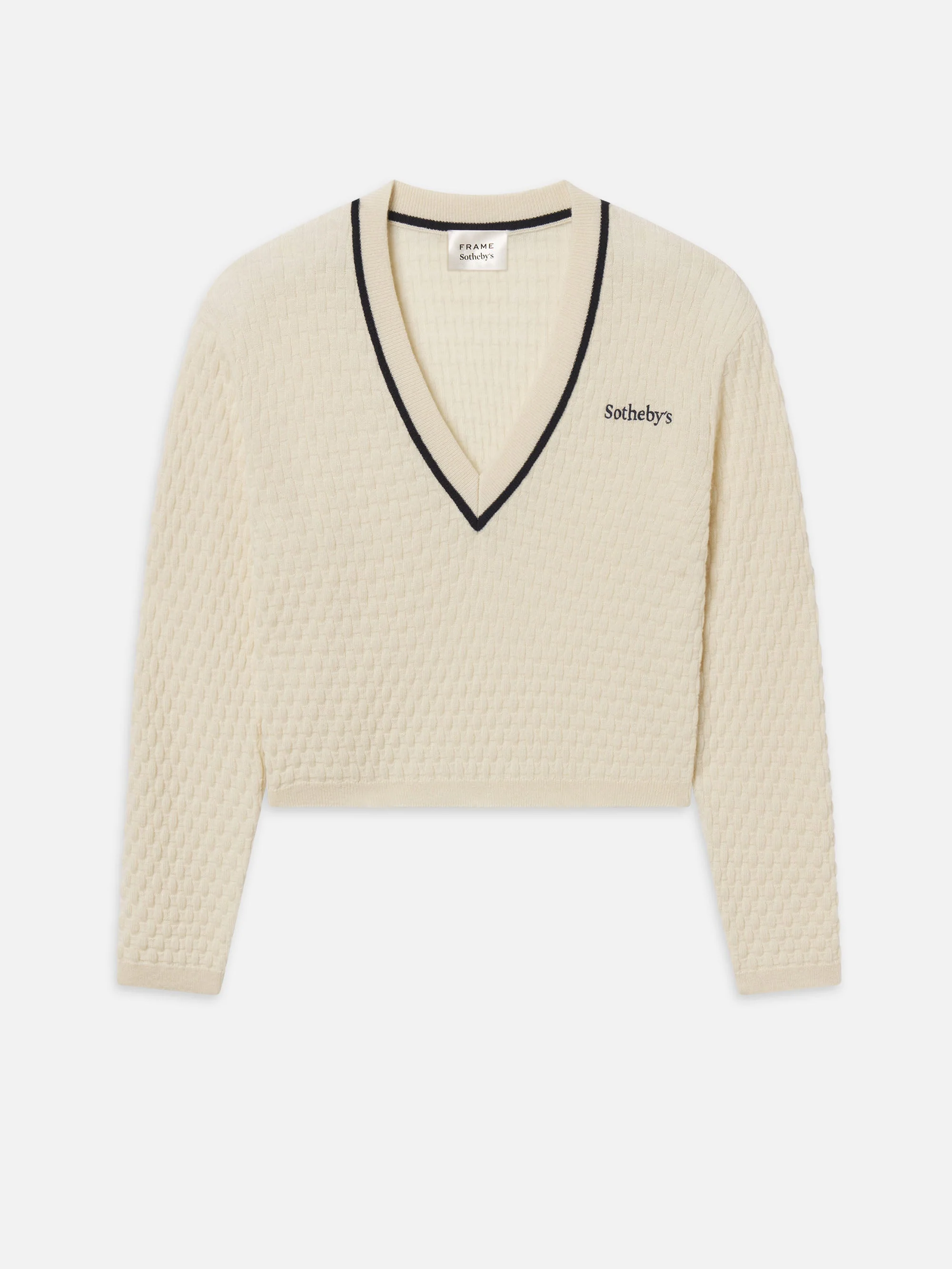 FRAME - Sotheby’s Women's V - Neck Sweater