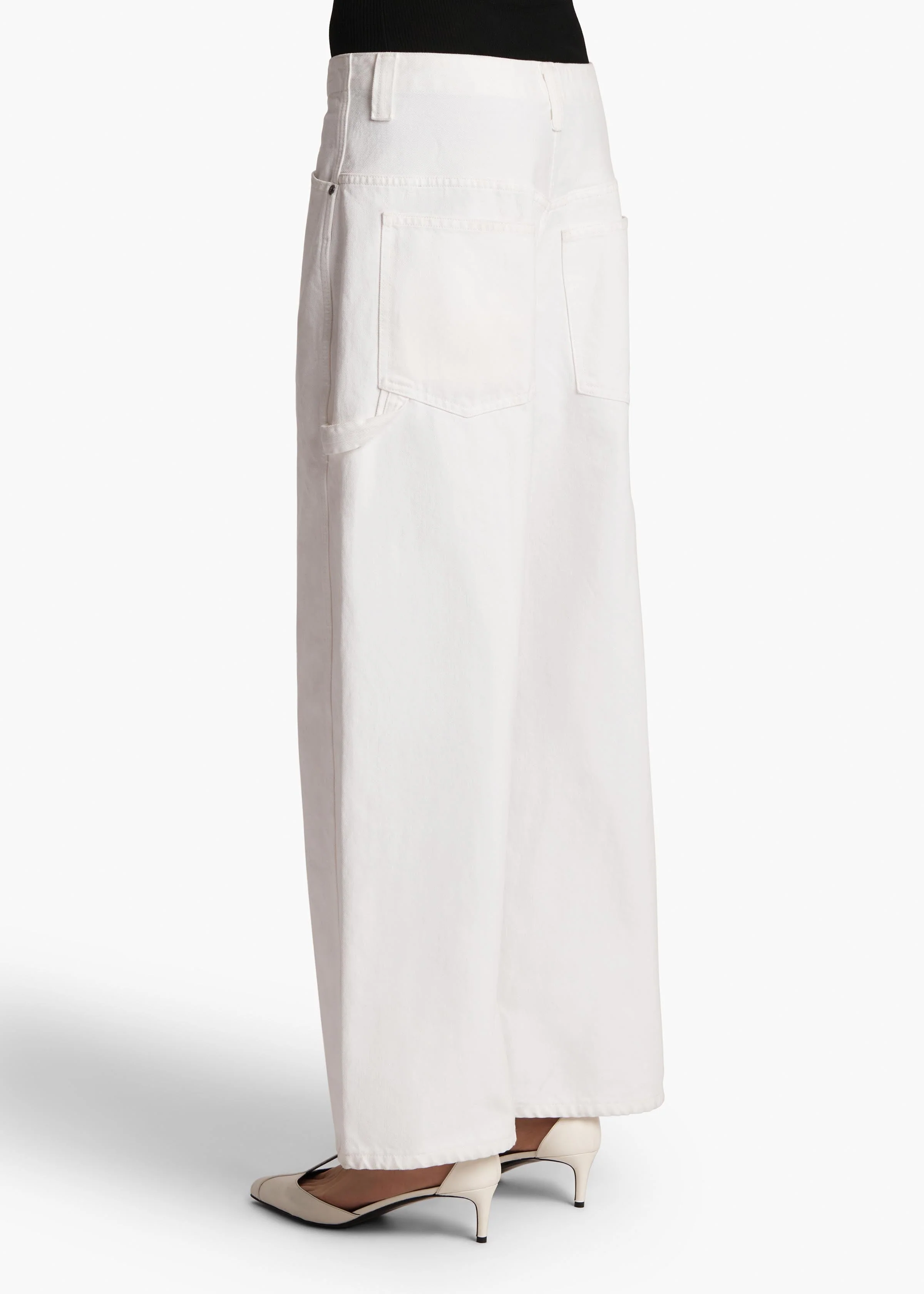 Khaite - Sowen Jean in White - Image 4