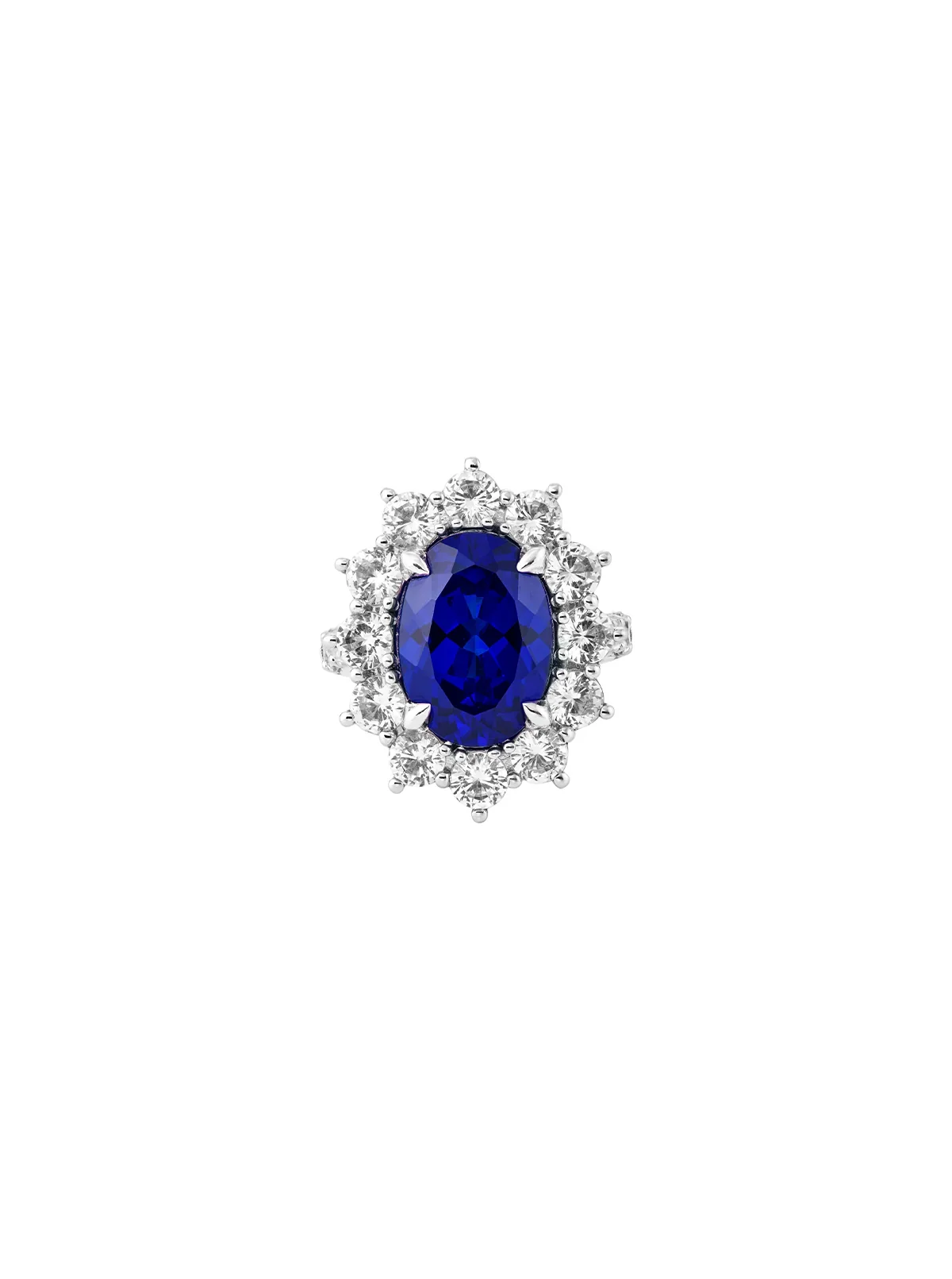 Dorsey - SPENCER, LAB BLUE SAPPHIRE RING, SILVER