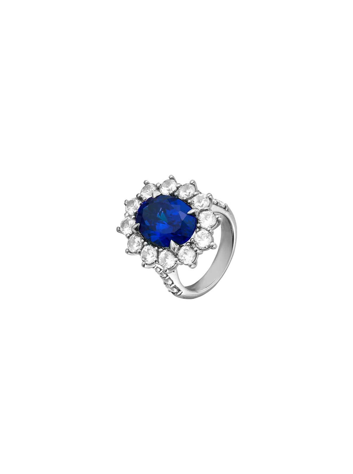 Dorsey - SPENCER, LAB BLUE SAPPHIRE RING, SILVER - Image 2