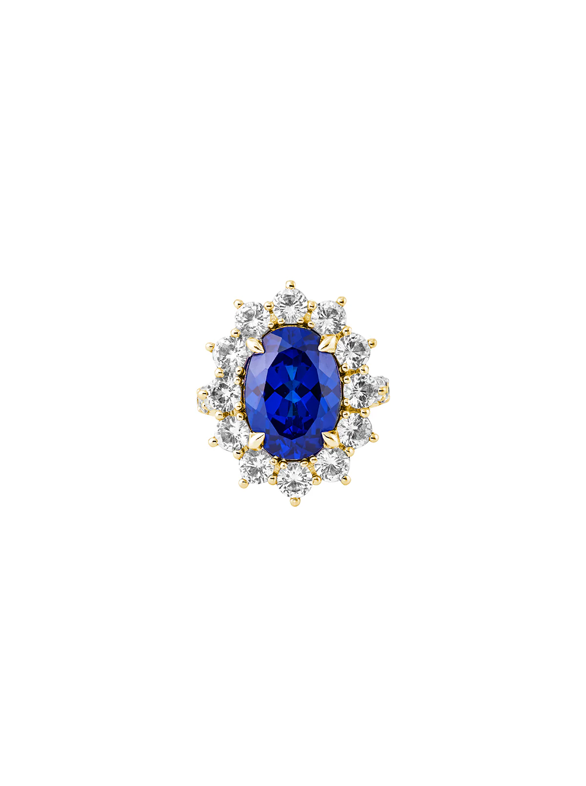 Dorsey - SPENCER, LAB BLUE SAPPHIRE RING, GOLD