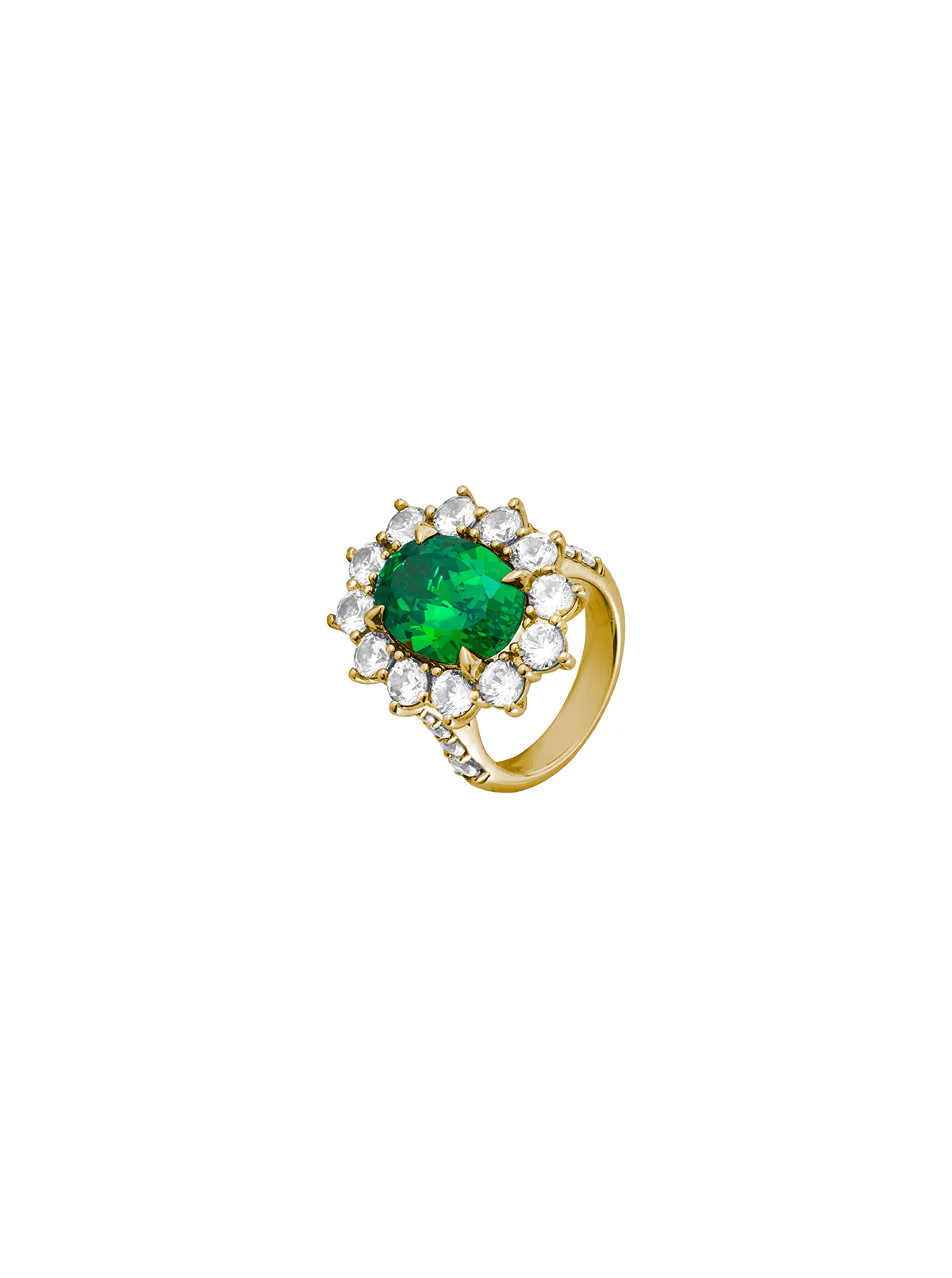 Dorsey - SPENCER, LAB EMERALD RING, GOLD - Image 2