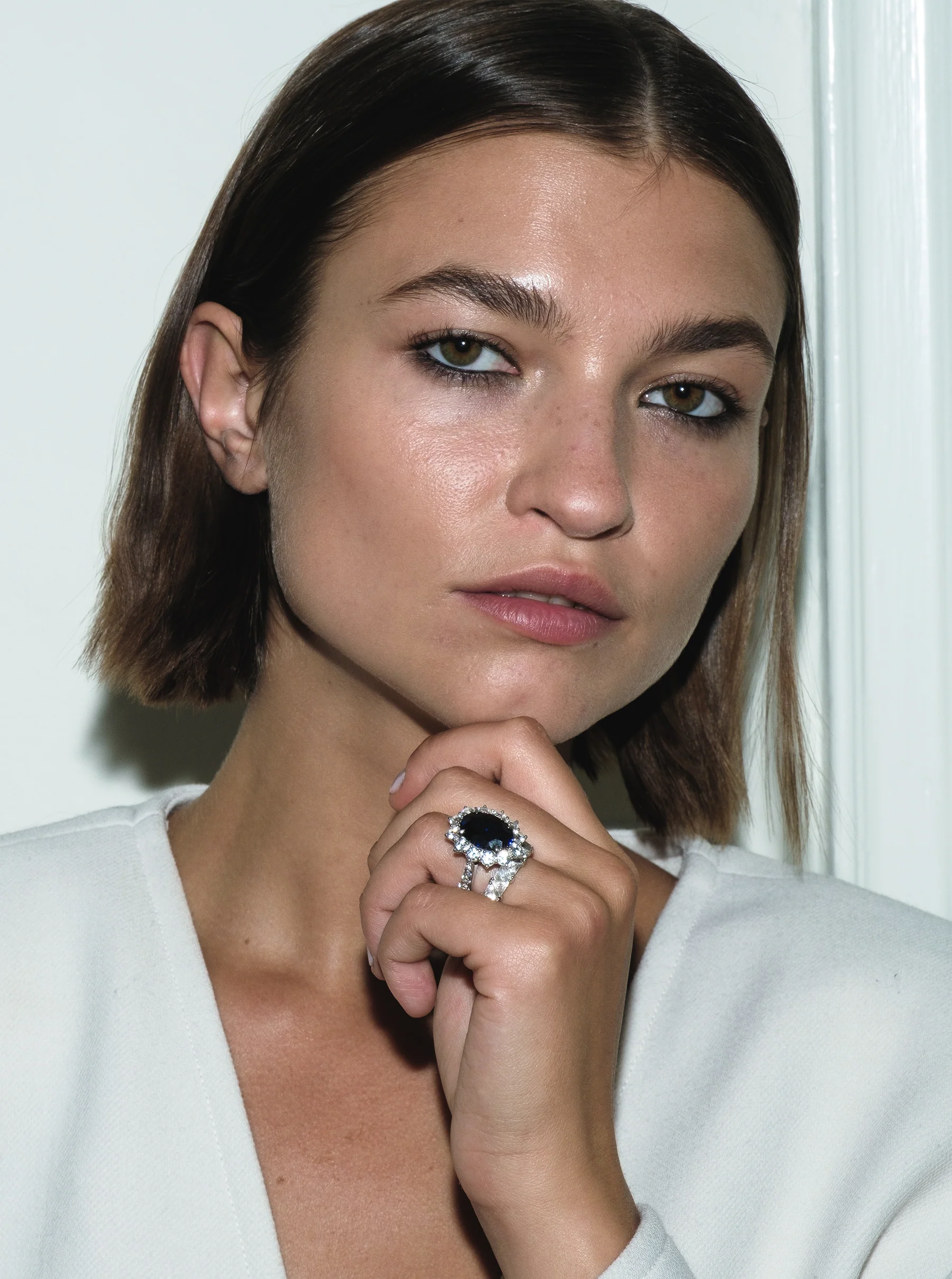Dorsey - SPENCER, LAB EMERALD RING, GOLD - Image 3