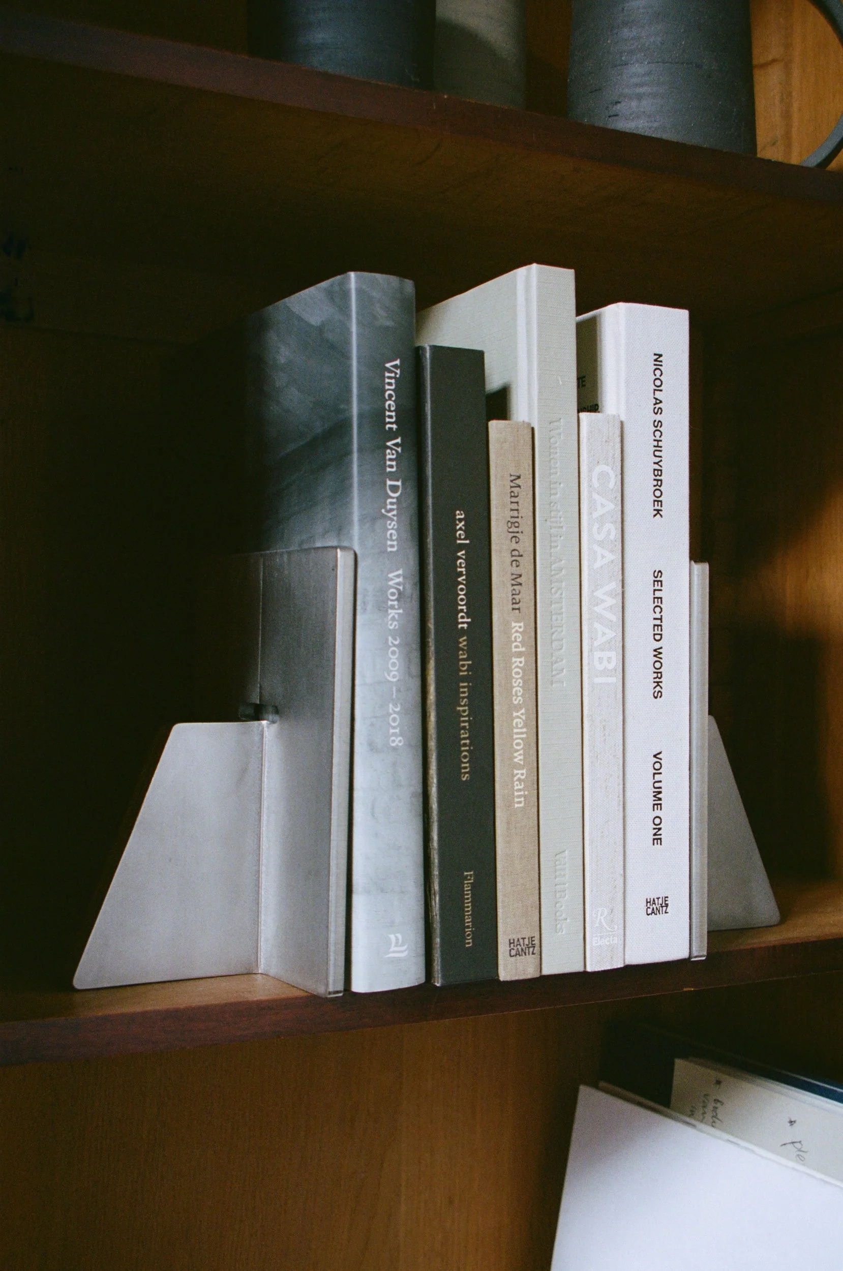 ROHE - Stainless steel bookends | stainless steel