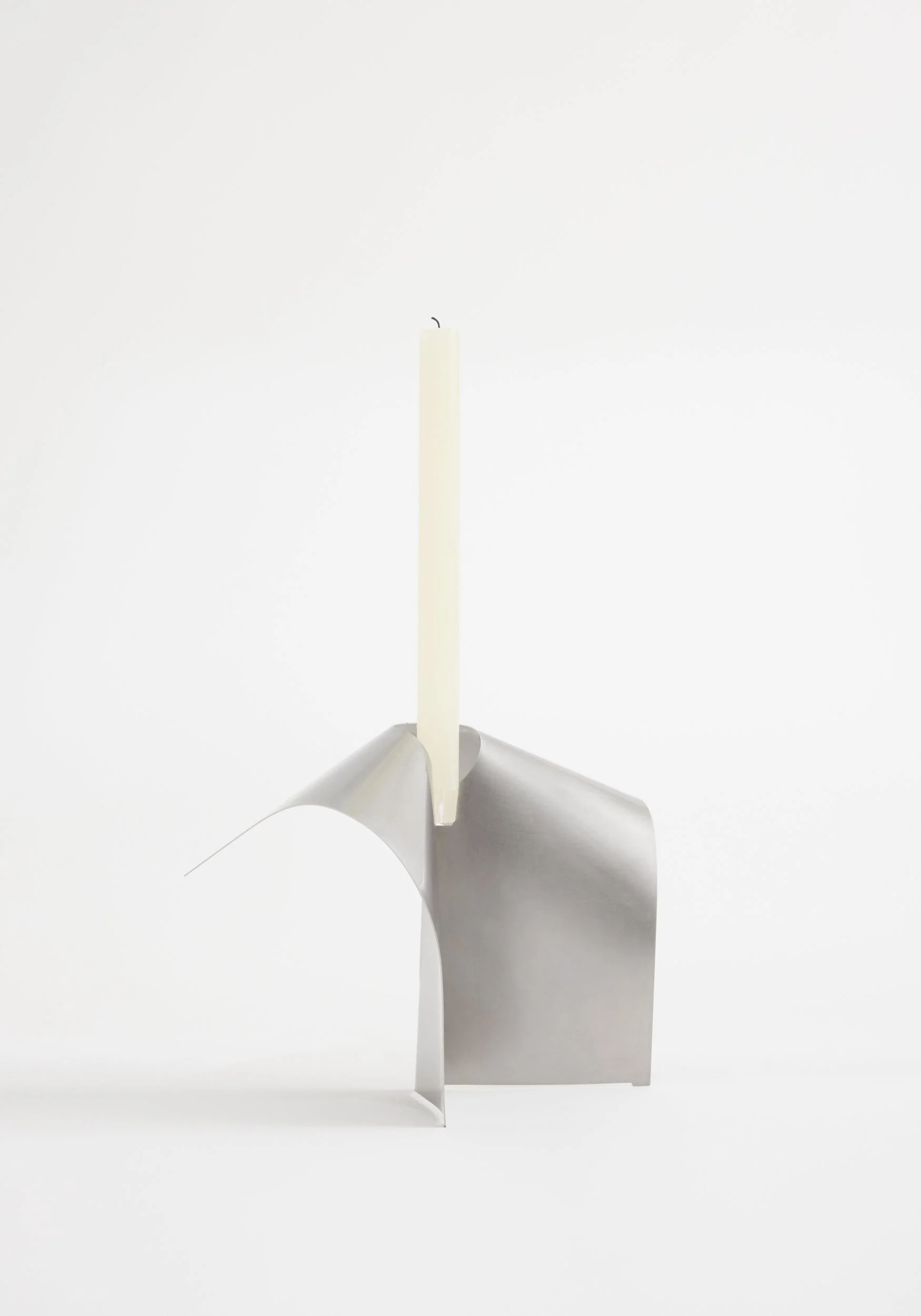 ROHE - Stainless steel candle holder | Stainless steel