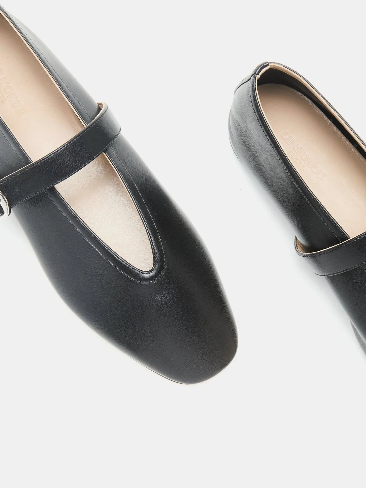 Le Monde Beryl - Stella Slipper / Black Leather - Image 4