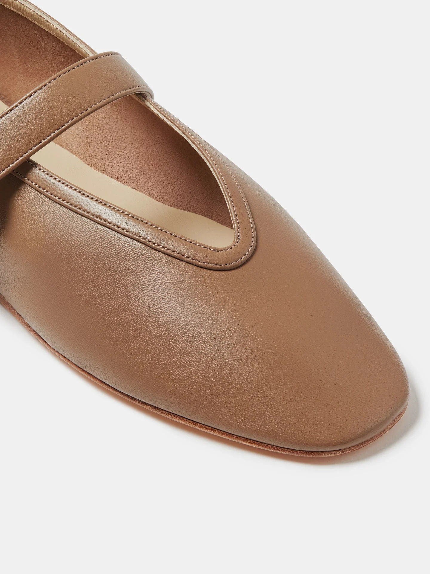 Le Monde Beryl - Stella Slipper / Taupe Leather - Image 5