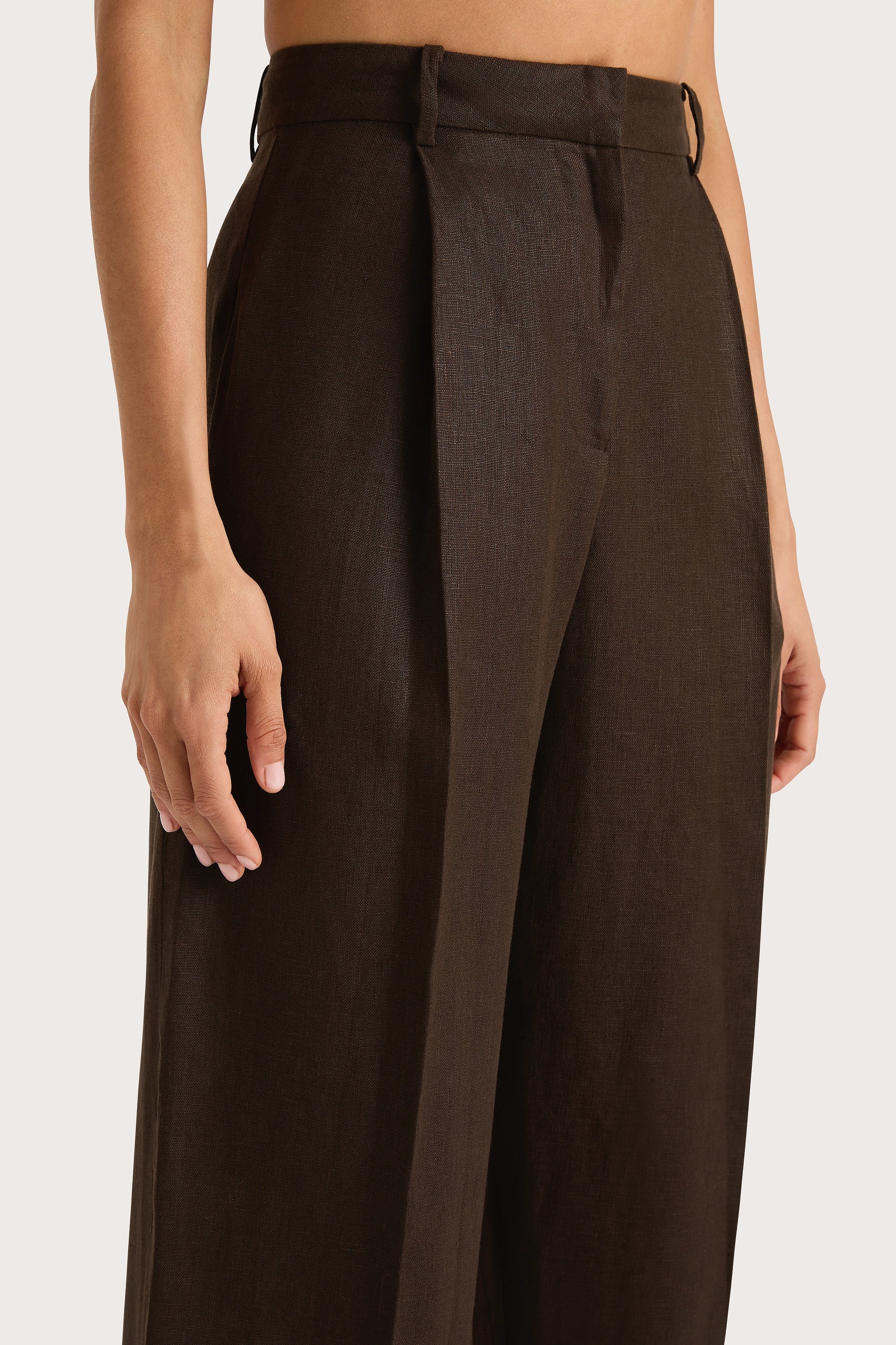 Faithfull - Stevie Trouser Coffee - Final Sale - Image 7