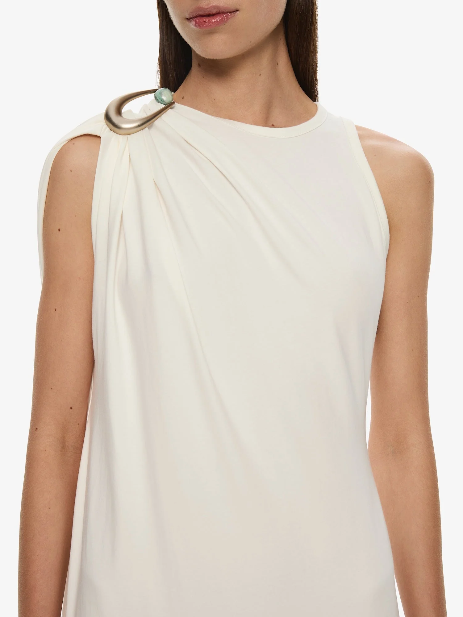 Christopher Esber - Stone Pin Column Tee Dress - Image 2