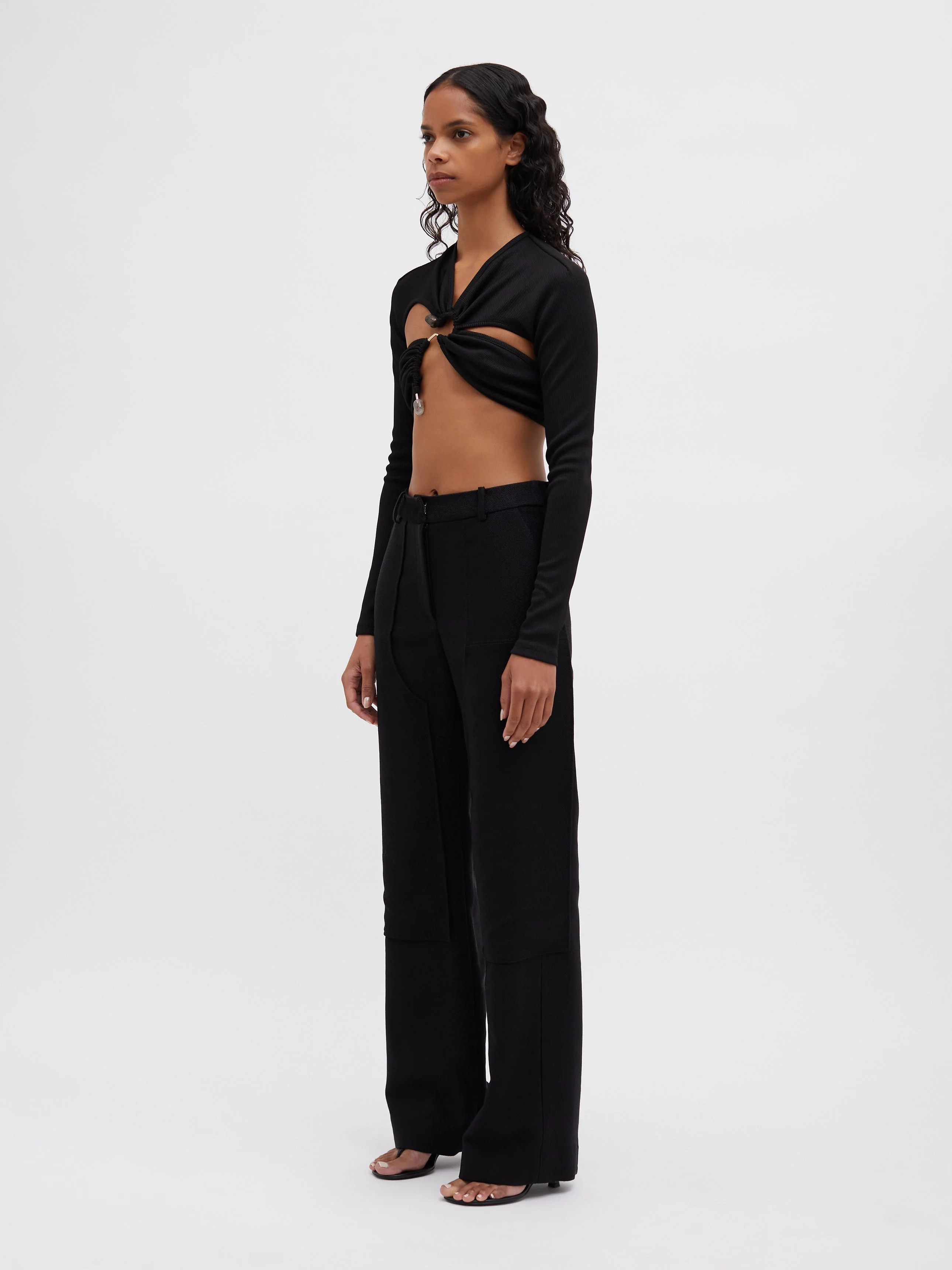 Christopher Esber - Stone Scythe Long Sleeve Top - Image 3