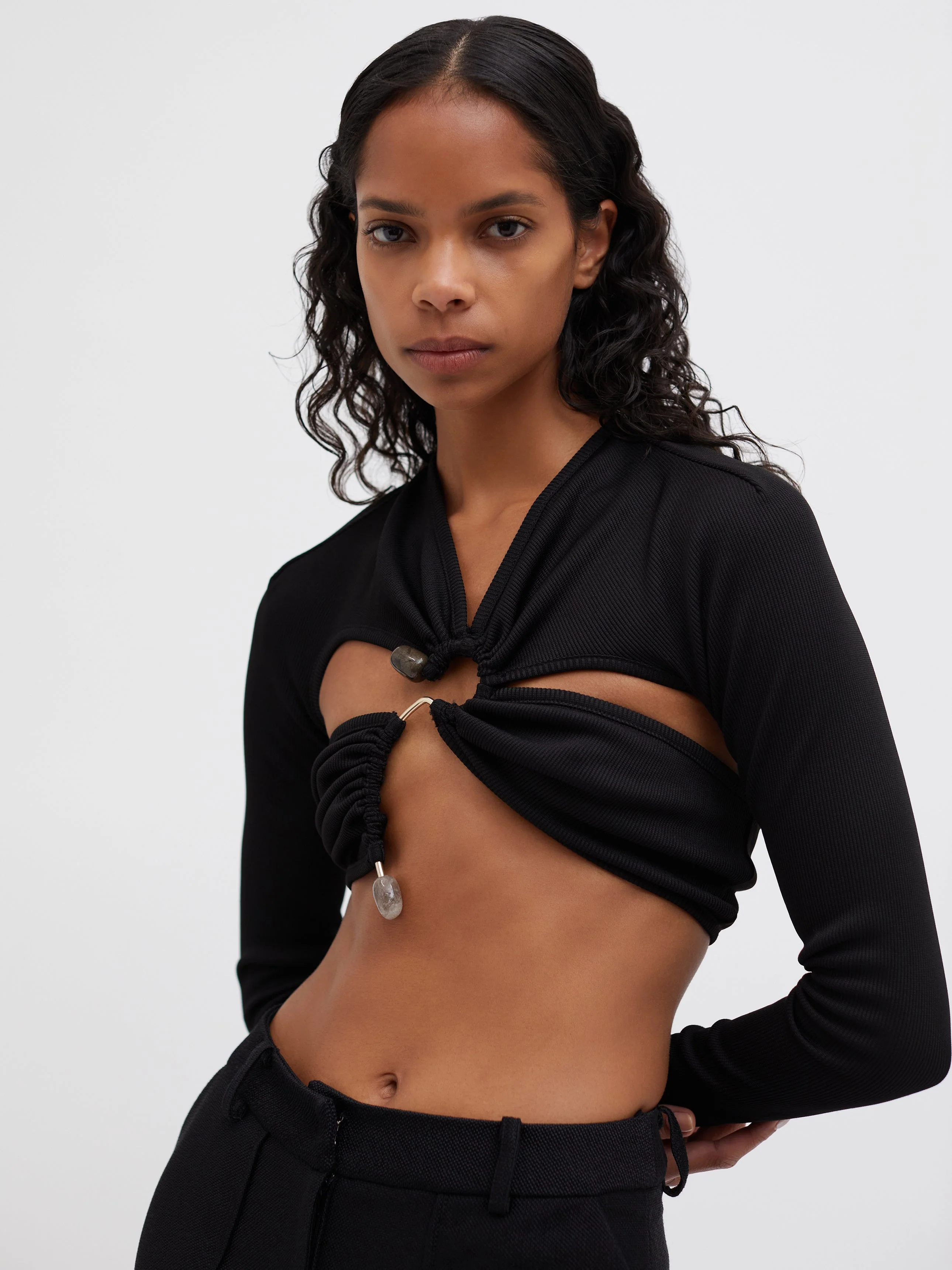 Christopher Esber - Stone Scythe Long Sleeve Top - Image 5