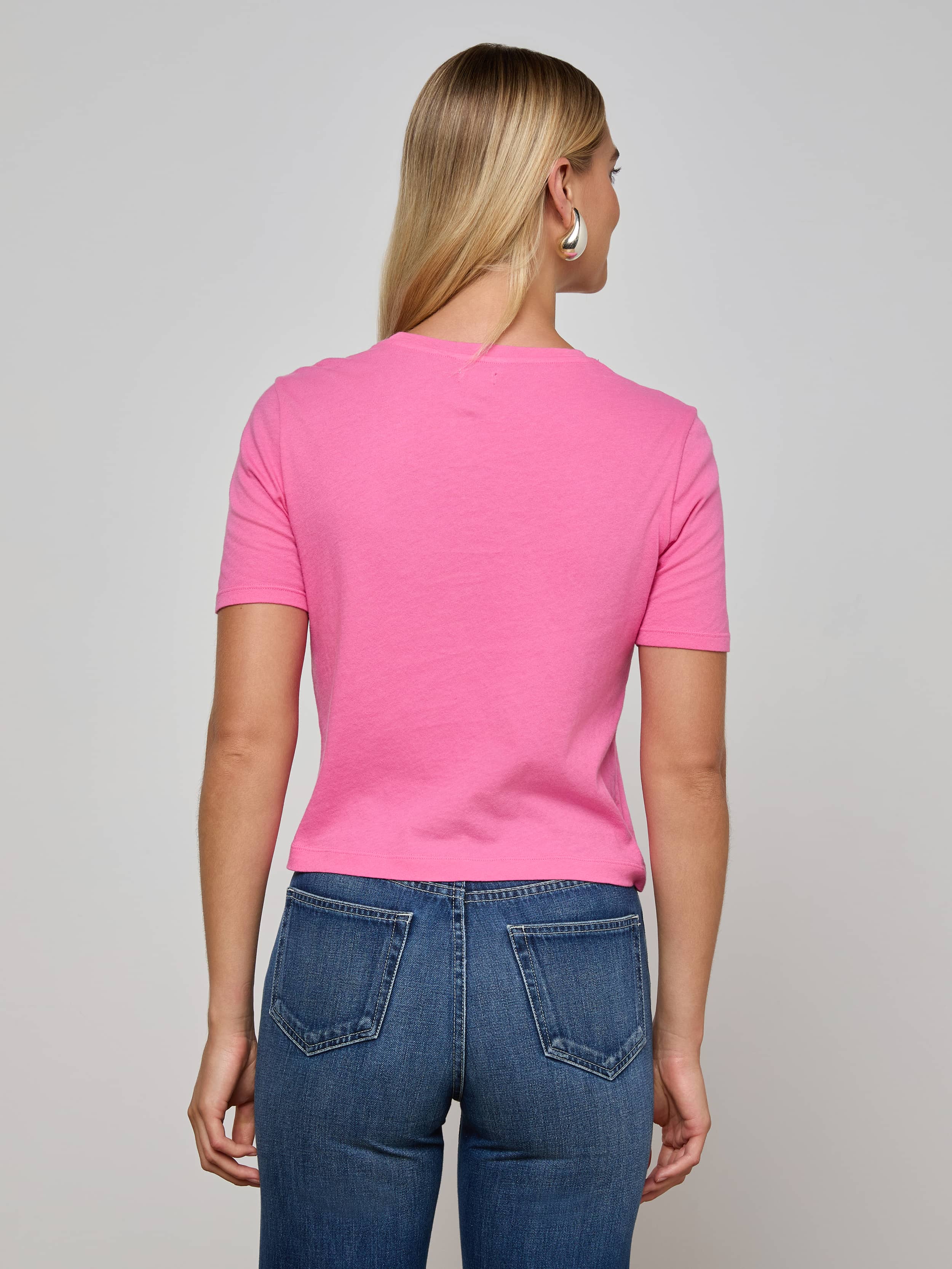 L'AGENCE - Stormy Cotton Tee - Image 4